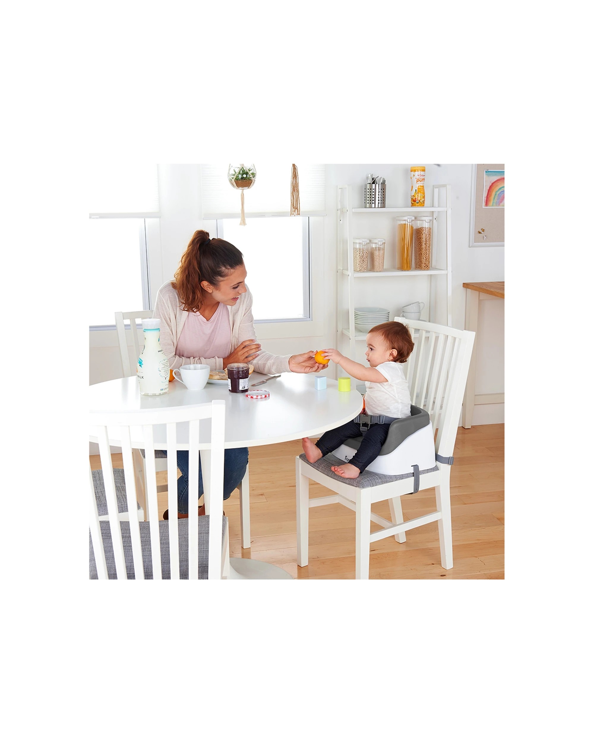 6 Ingenuity Smartclean Toddler Booster - Slate - Grey, 6 of 7