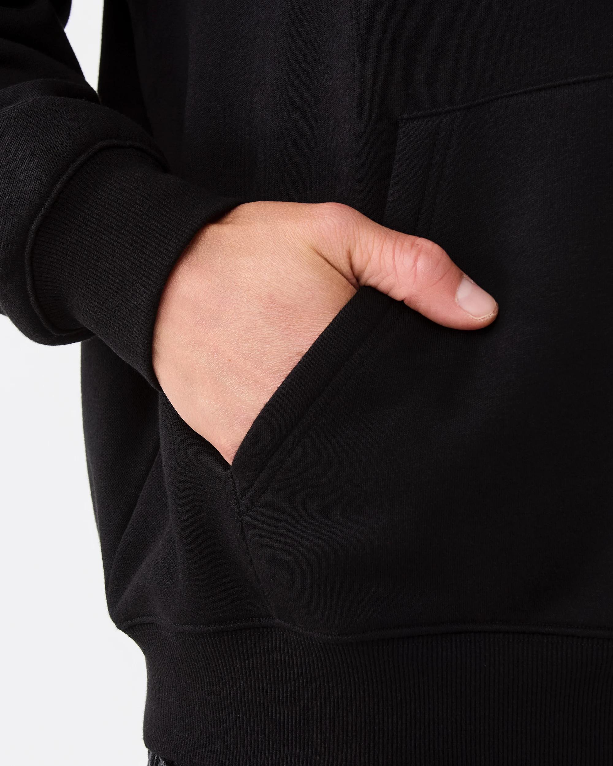 7 Relaxed Core Hoodie Black, 7 of 10