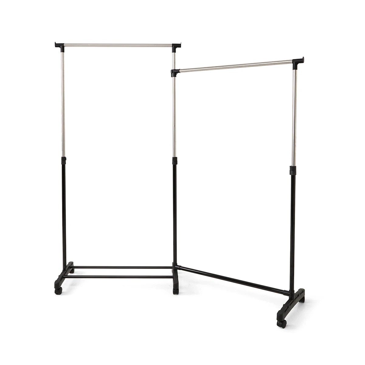 6 Dual Opening Garment Rack - Black, 6 of 10