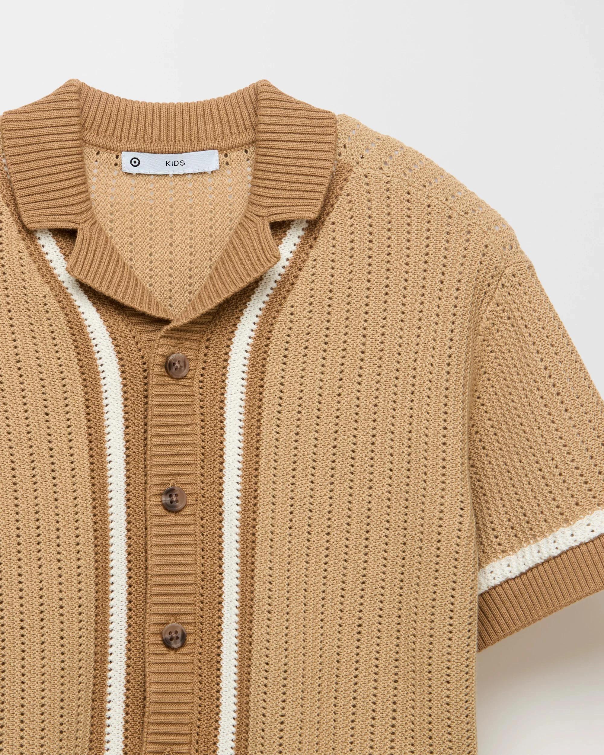 2 Target Australian Cotton Knit Shirt TAN, 2 of 2