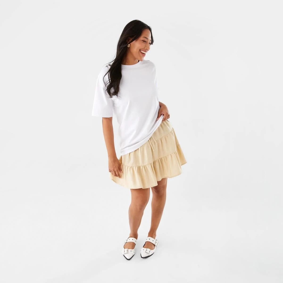 3 Short Sleeve Elevated T-shirt WHITE, 3 of 7
