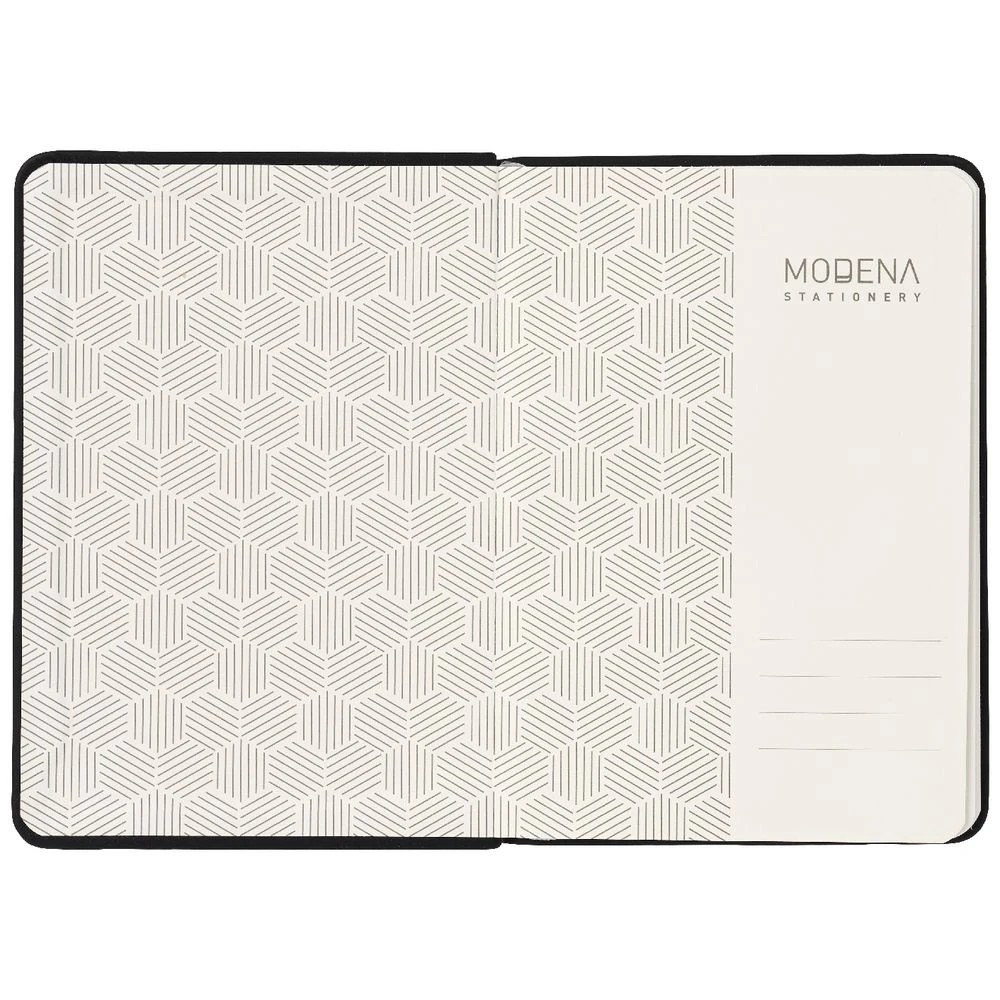 3 Modena A6 PU Plain Notebook Black, 3 of 5