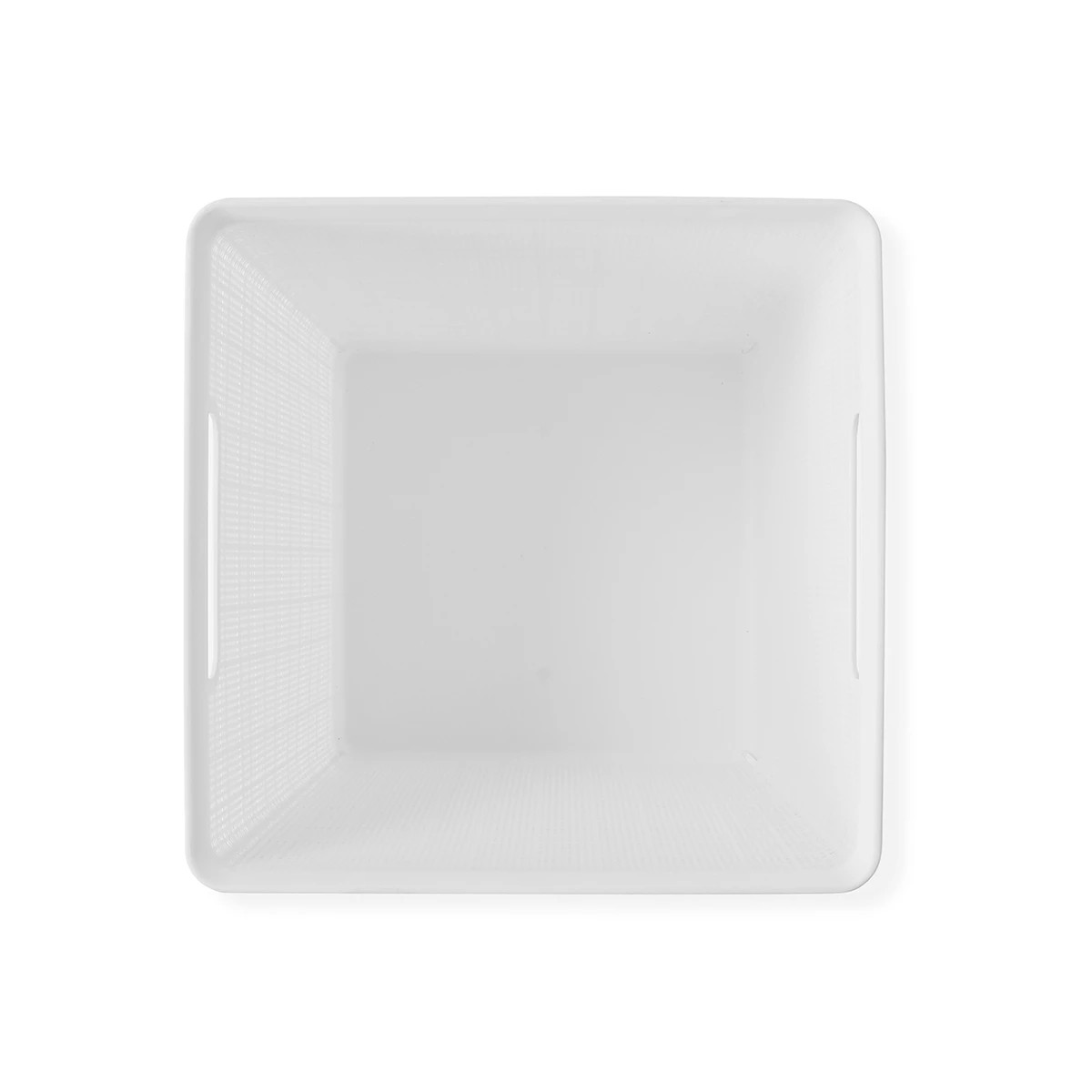 8 15.5L Linen Weave Rectangle Basket - White, 8 of 8