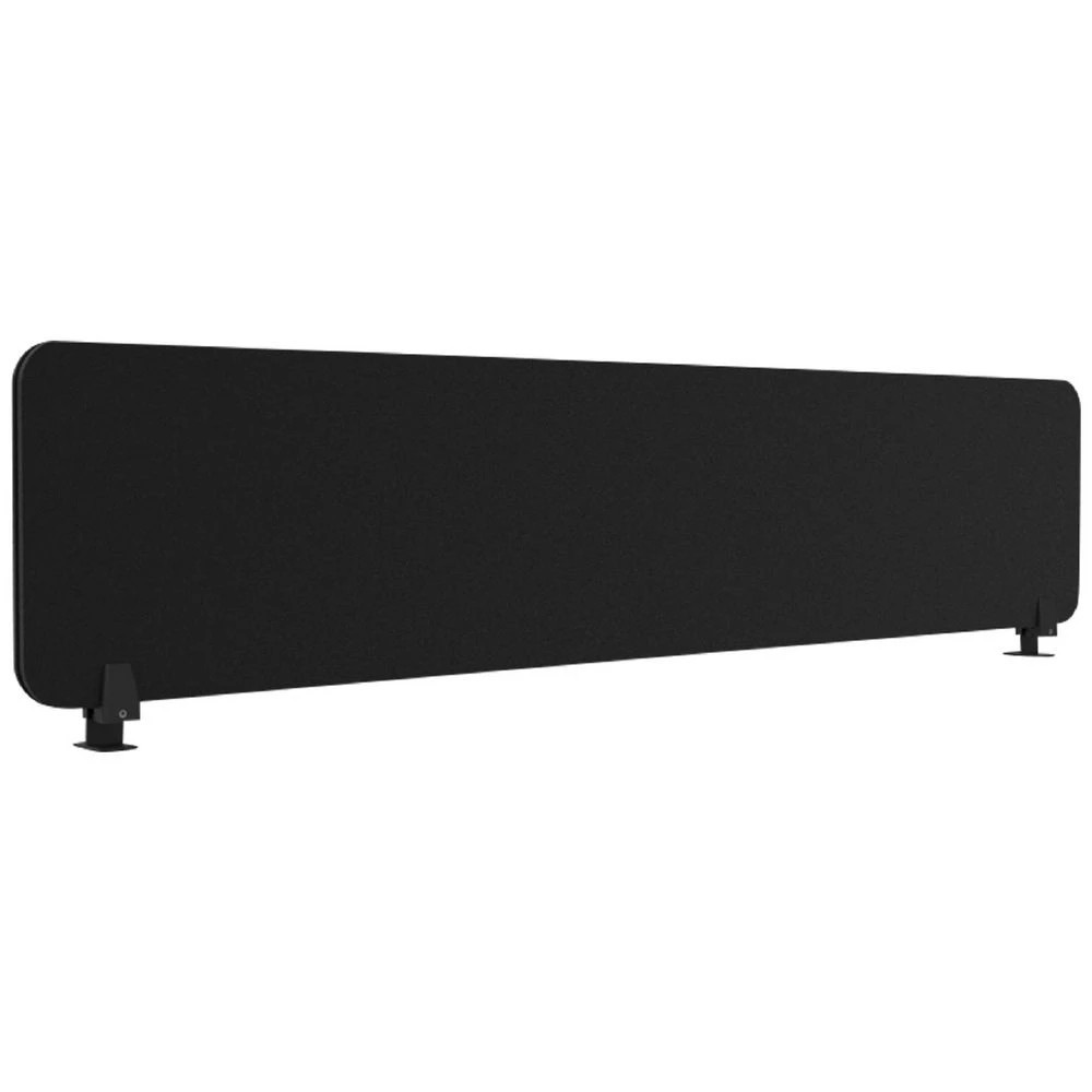 1 Furnx Eco Panel Screen B2B Mount 1790 x 400mm Black/Black Office Furnishing Accessories Workspace Screens and Partitions, 1 of 1