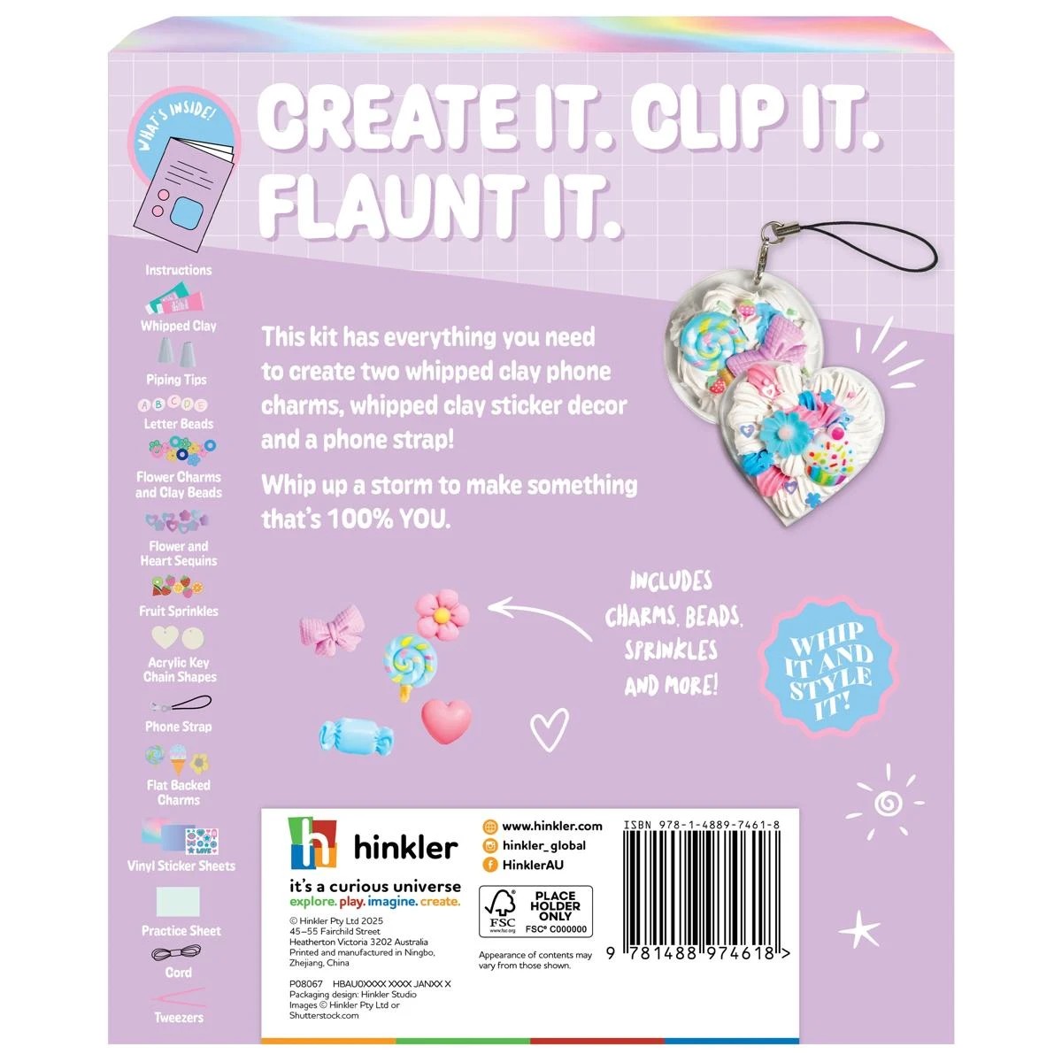 4 Oh My Craft! Tech Decor and Accessories Whipped Clay Kit, 4 of 9