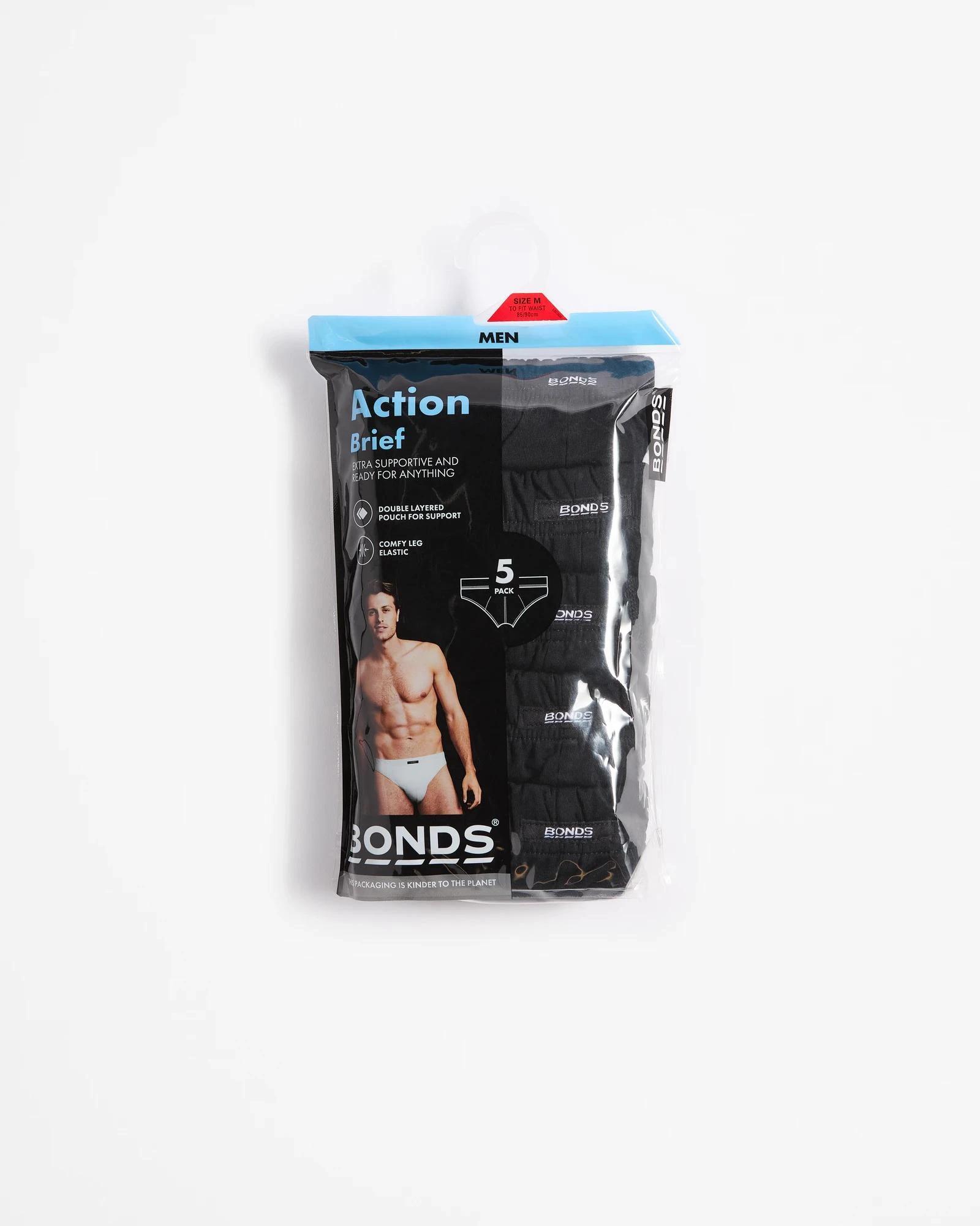 4 5 Pack Action Briefs - Bonds BLACK, 4 of 4