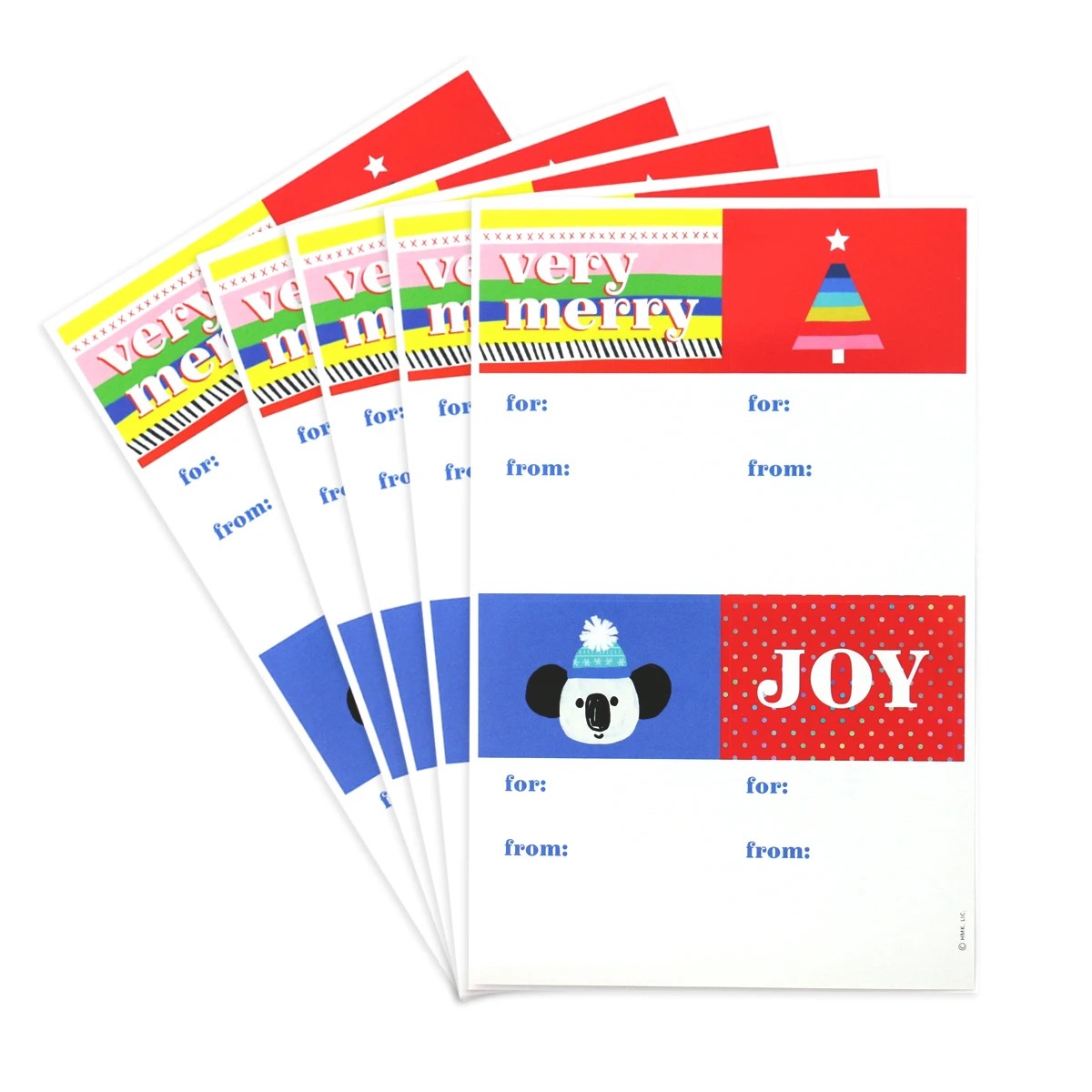 2 20 Pack Hallmark Christmas Gift Labels - Jolly and Bright, 2 of 4