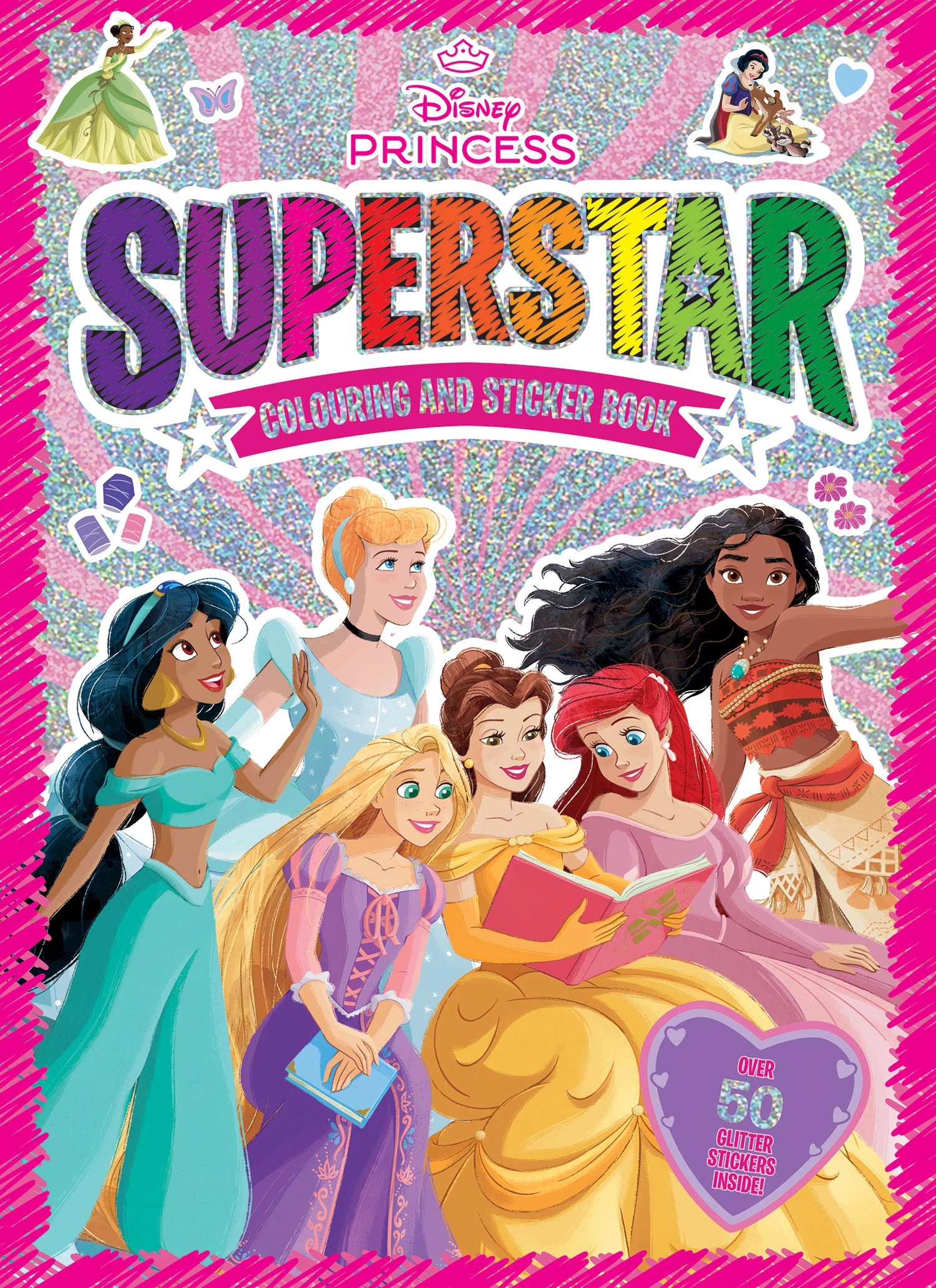 1 Disney Princess: Superstar Colouring and Sticker Book, 1 of 1