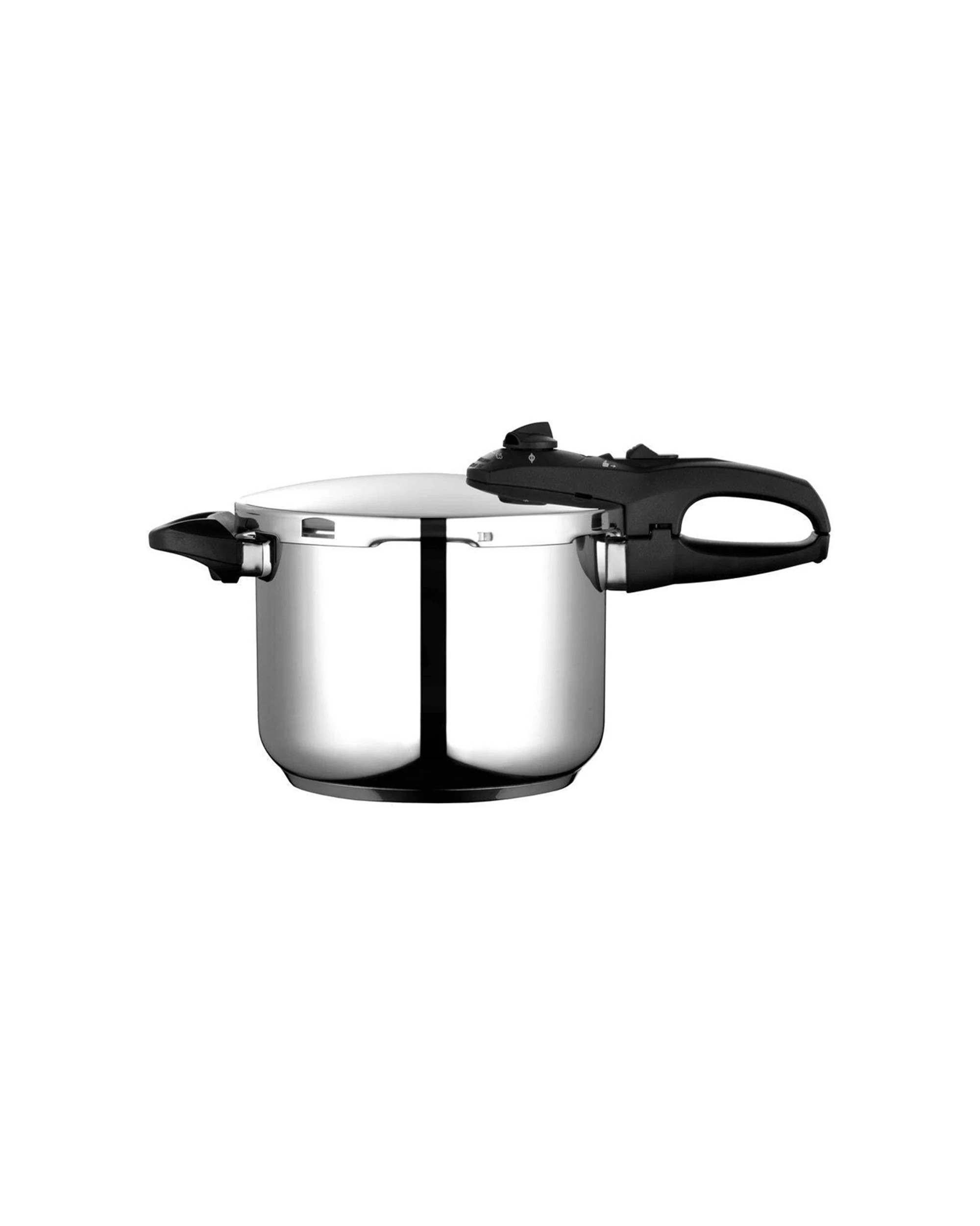 1 Fagor Duo Stainless Steel Pressure Cooker Thermo-Diffuser Base Safety 6L - Silver, 1 of 5