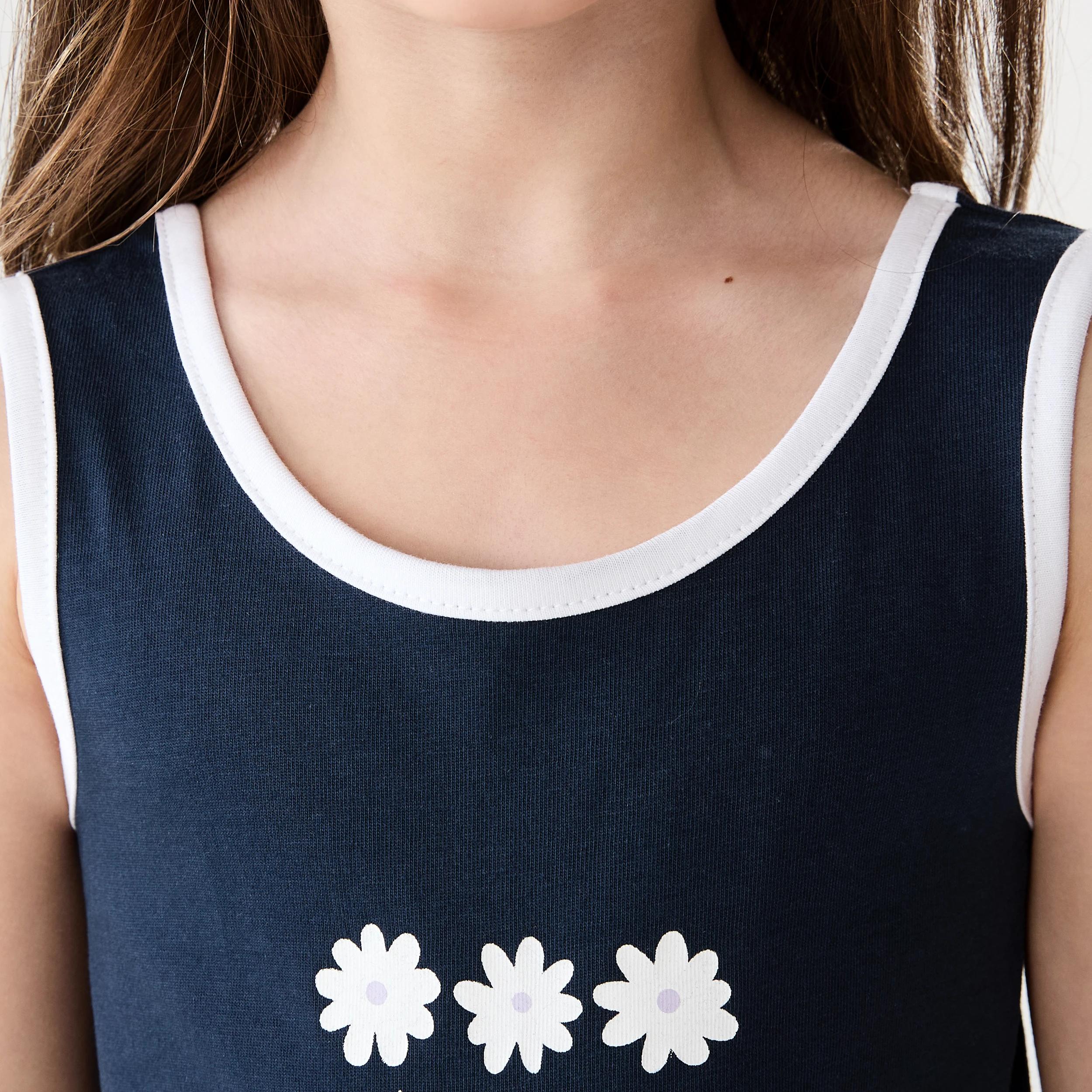 4 Printed Playsuit NAVY WATCH ME GROW, 4 of 8