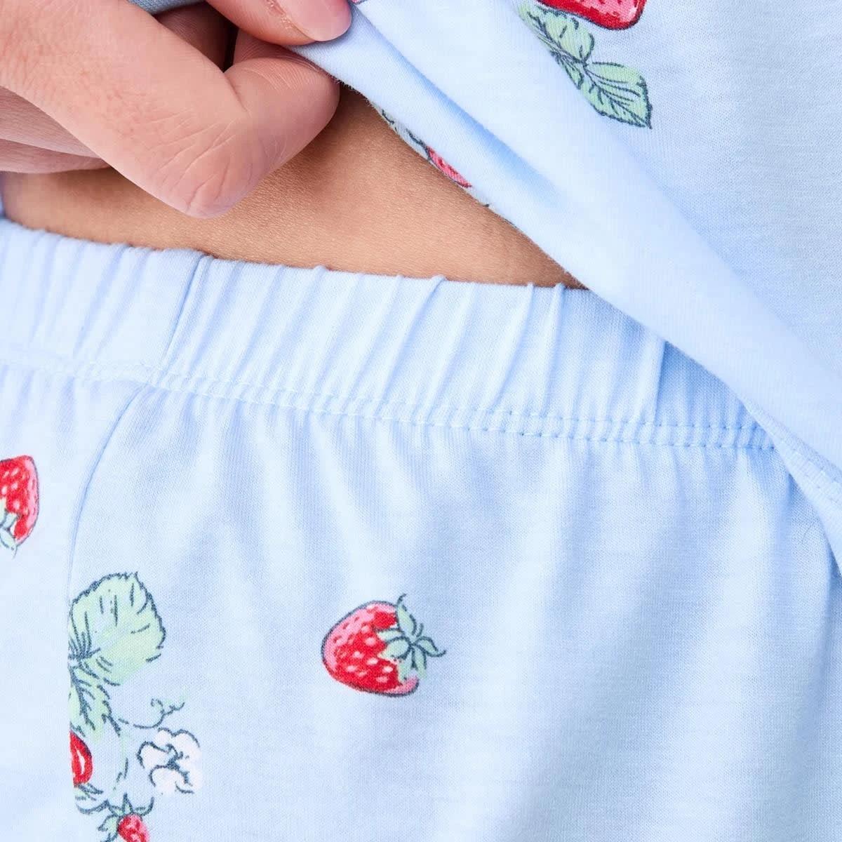 7 Short Sleeve Top and Shorts Comfort Pyjama Set HALO BERRY HALOGEN BLUE, 7 of 8