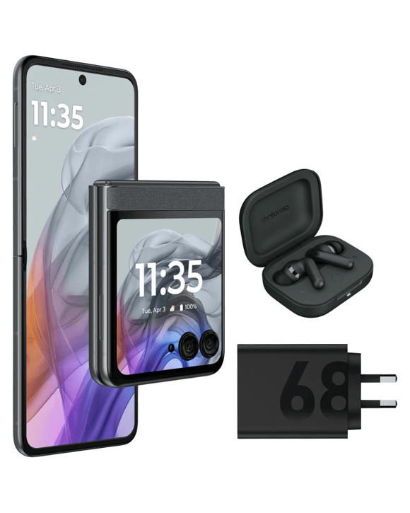Motorola razr 50 5G 256GB Grey Bundle