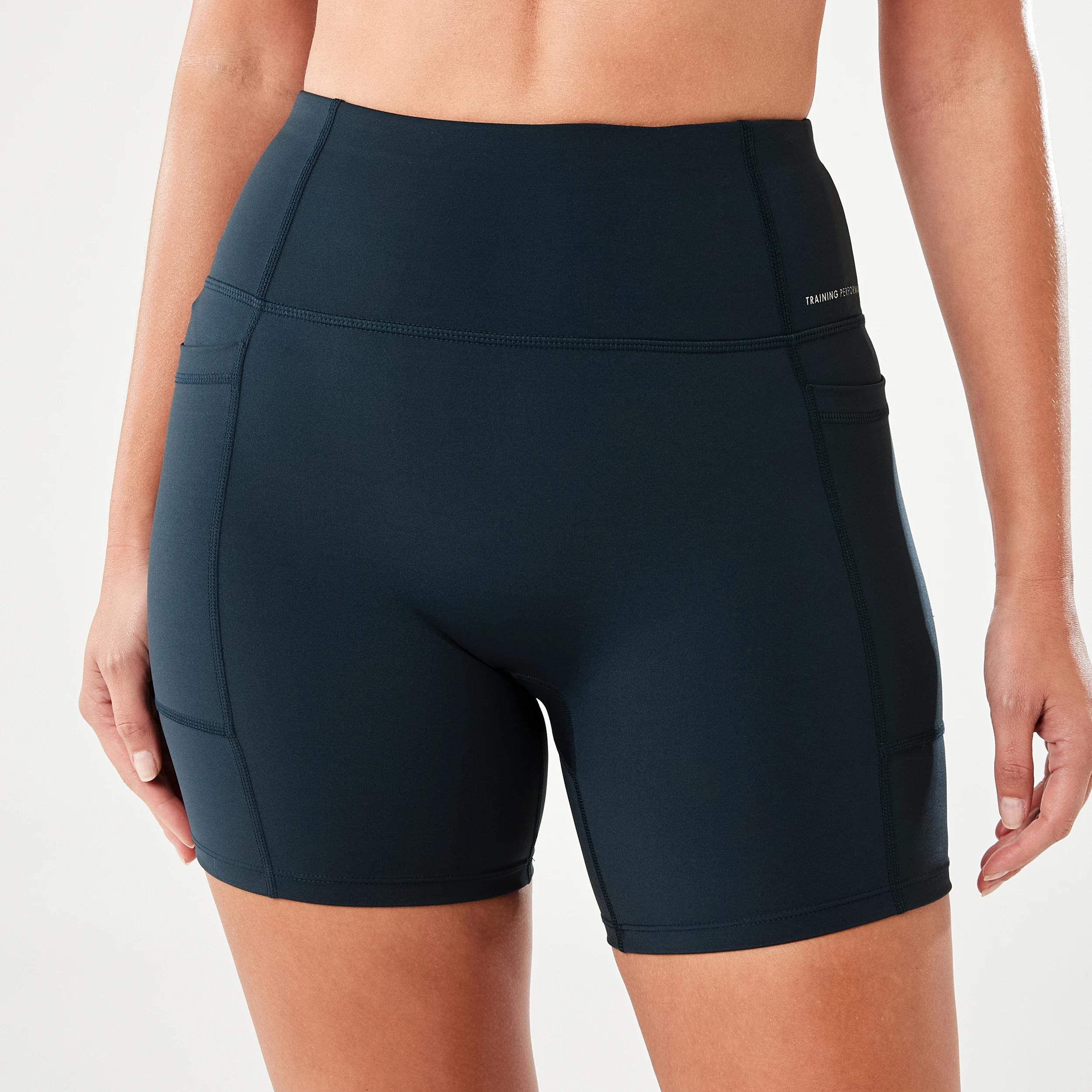 1 Active Womens Train Bike Shorts SHADE NAVY, 1 of 7