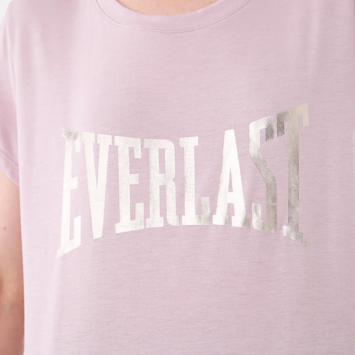 5 Everlast Womens Scoop Neck T-shirt EVERLAST BLUSH, 5 of 6