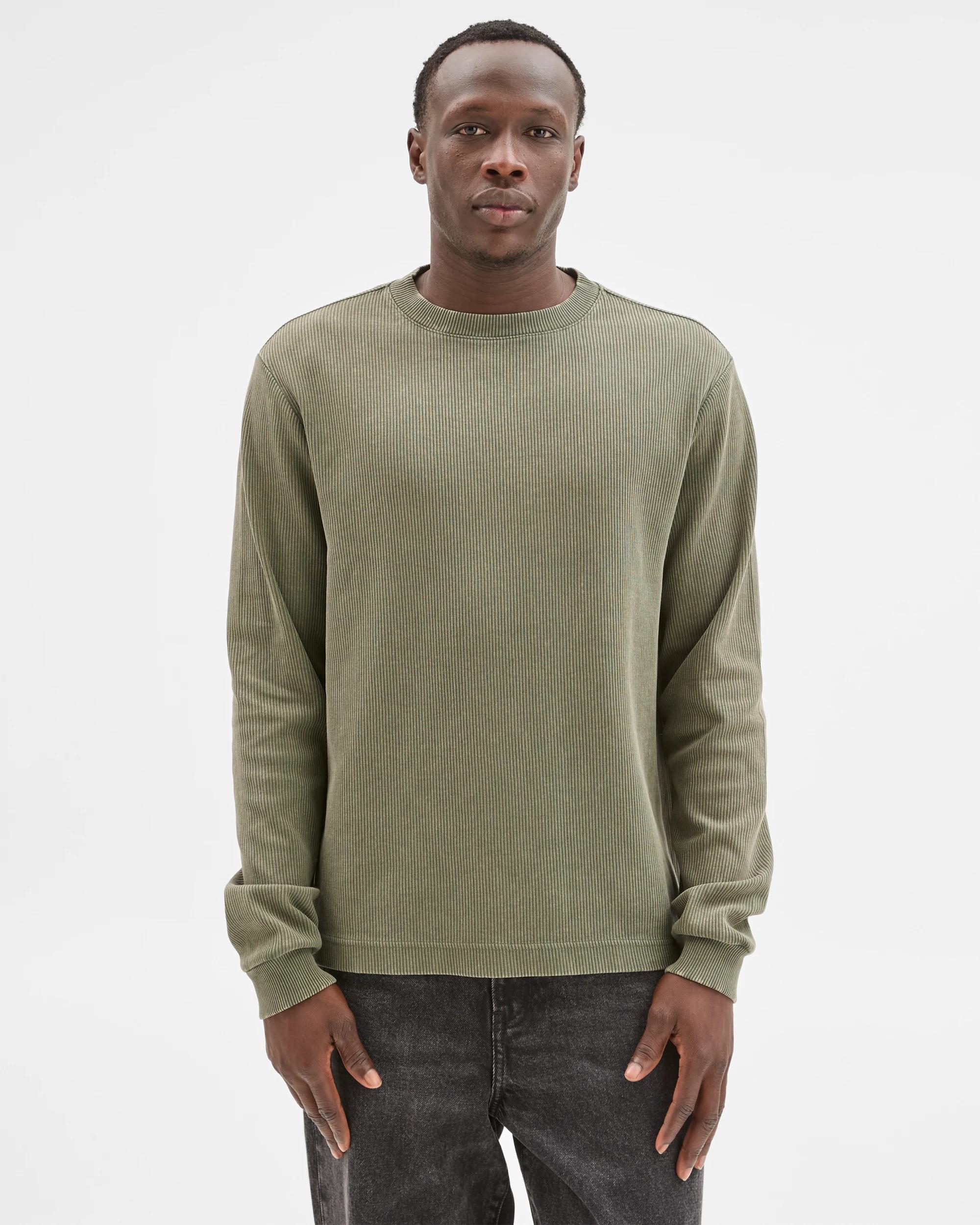 3 Commons Australian Cotton Relaxed Heavyweight Textured T-Shirt ACID GREEN, 3 of 6