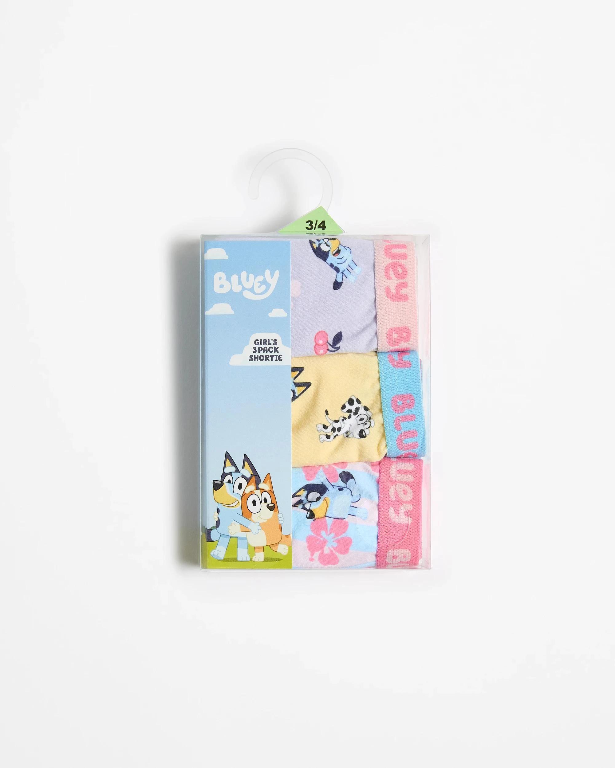 2 Bluey Younger Girls Shortie 3 Pack MULTI, 2 of 2