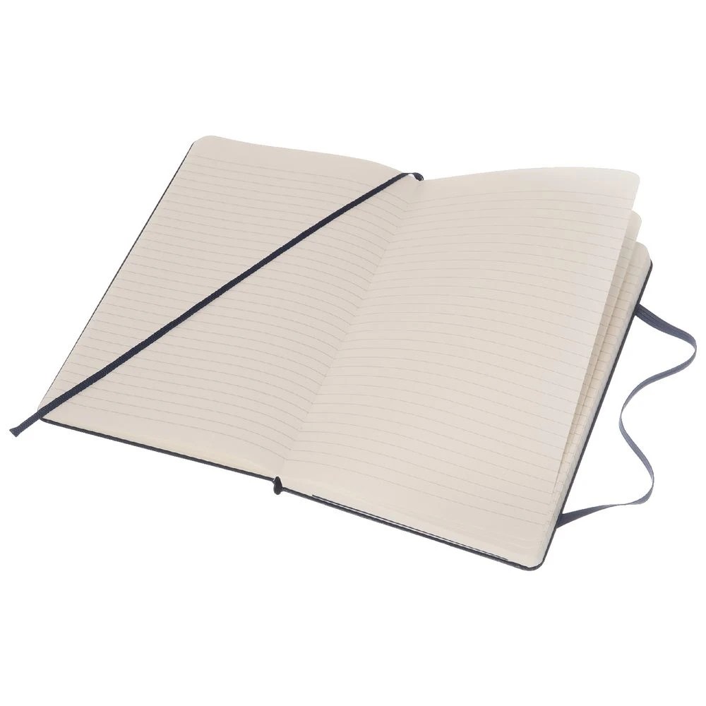 3 Moleskine Hardcover Ruled Large Notebook 240pg Blue, 3 of 6