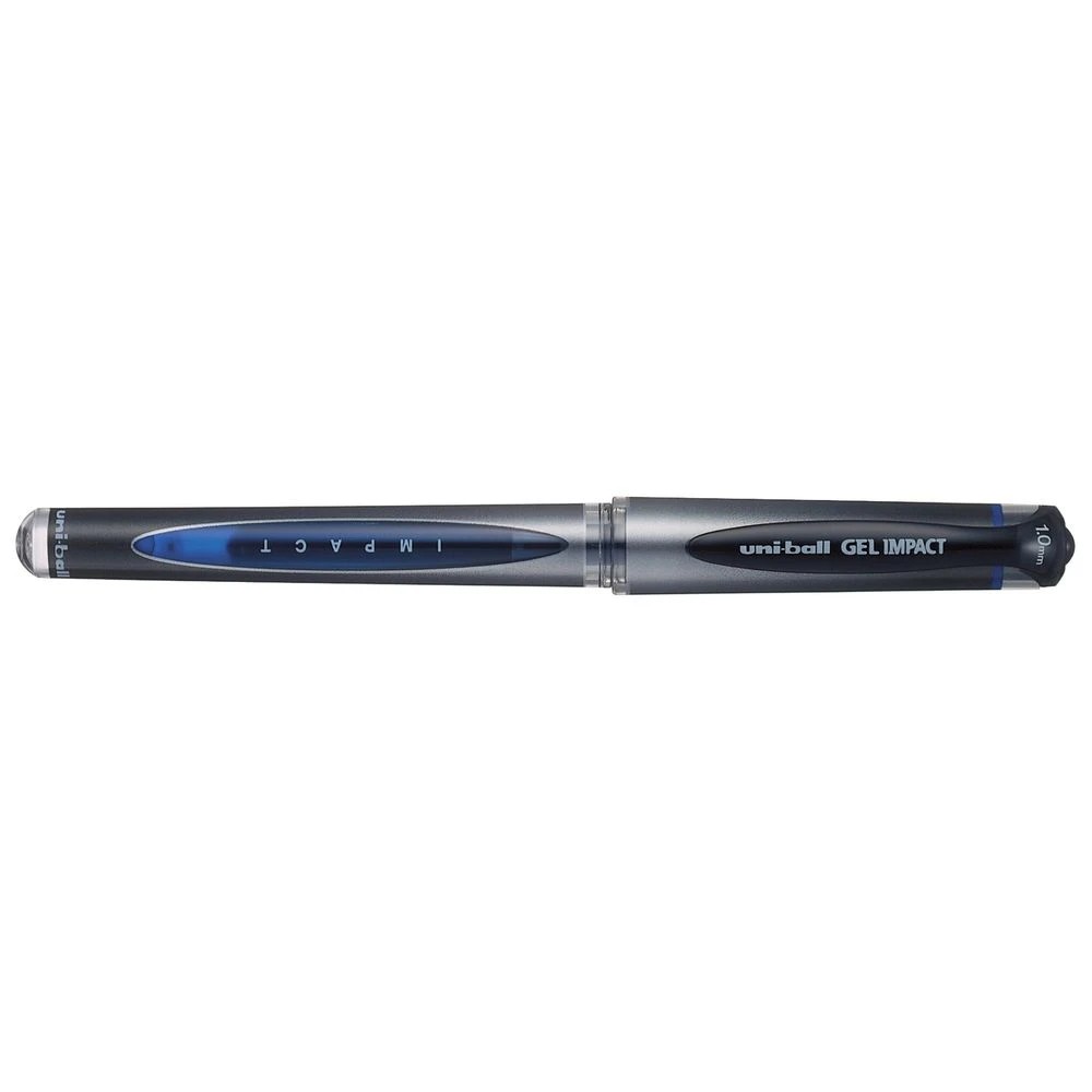 Uni-Ball Gel Impact Gel Pen 1mm Blue 4 Pack - Kmart