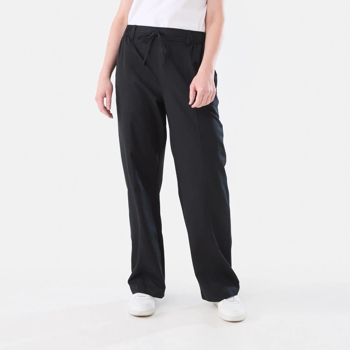 1 Relaxed Wide Leg Pants BLACK, 1 of 5