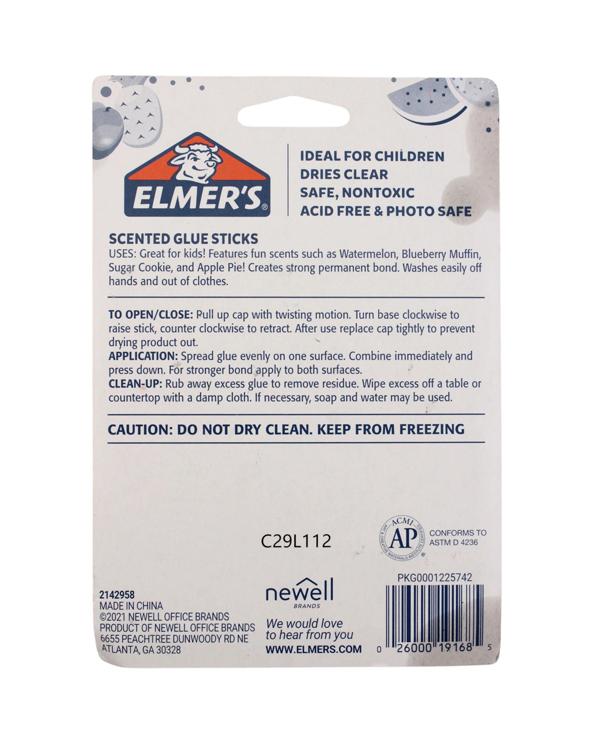 2 JTC Elmer's Scented Glue Sticks Pack of 4Multi - Multi, 2 of 2
