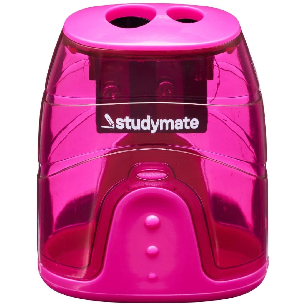 2 Studymate Barrel 2 Hole Sharpener Pink, 2 of 2