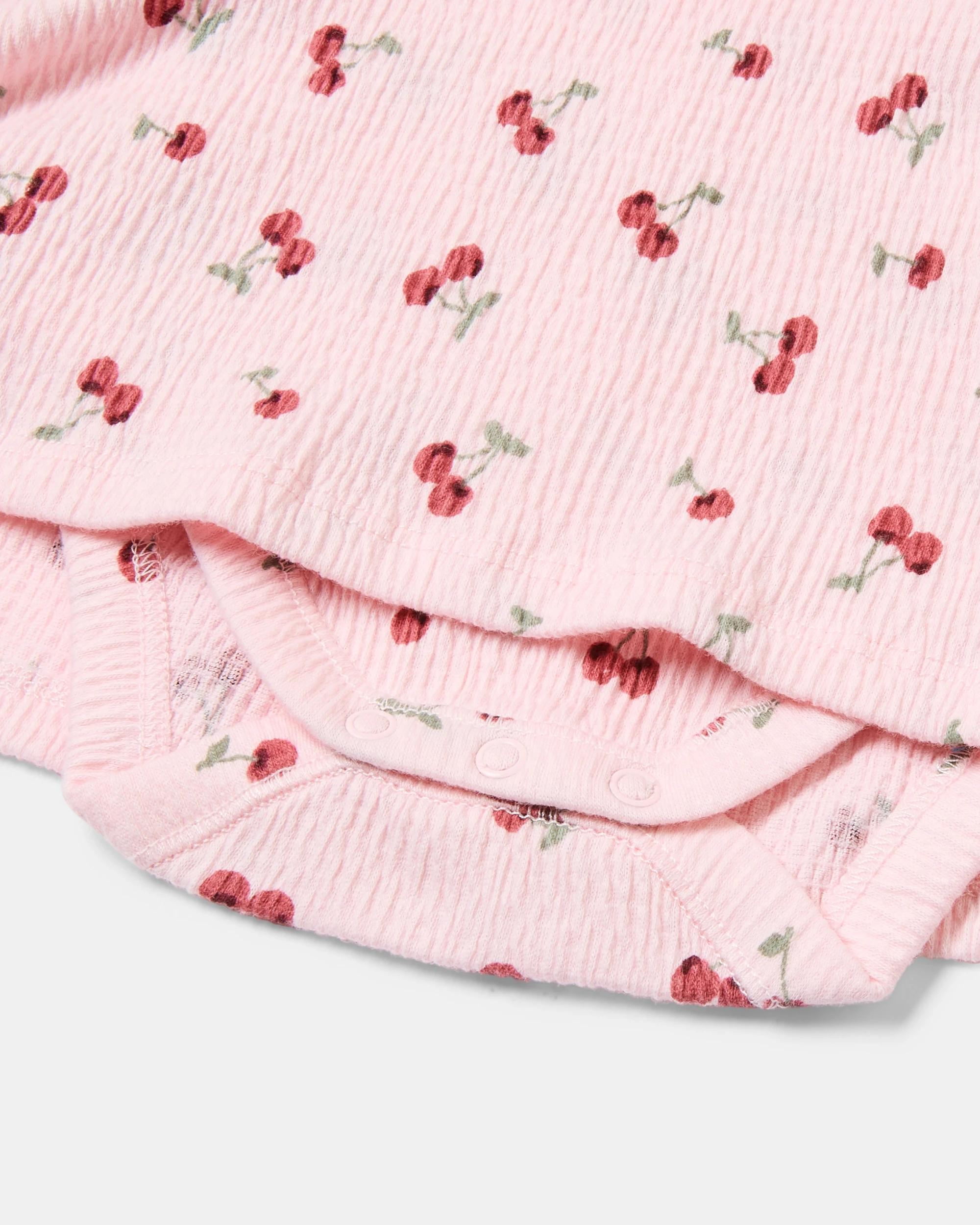 4 All Over Print Bodysuit Dress Pnk Chrry, 4 of 4