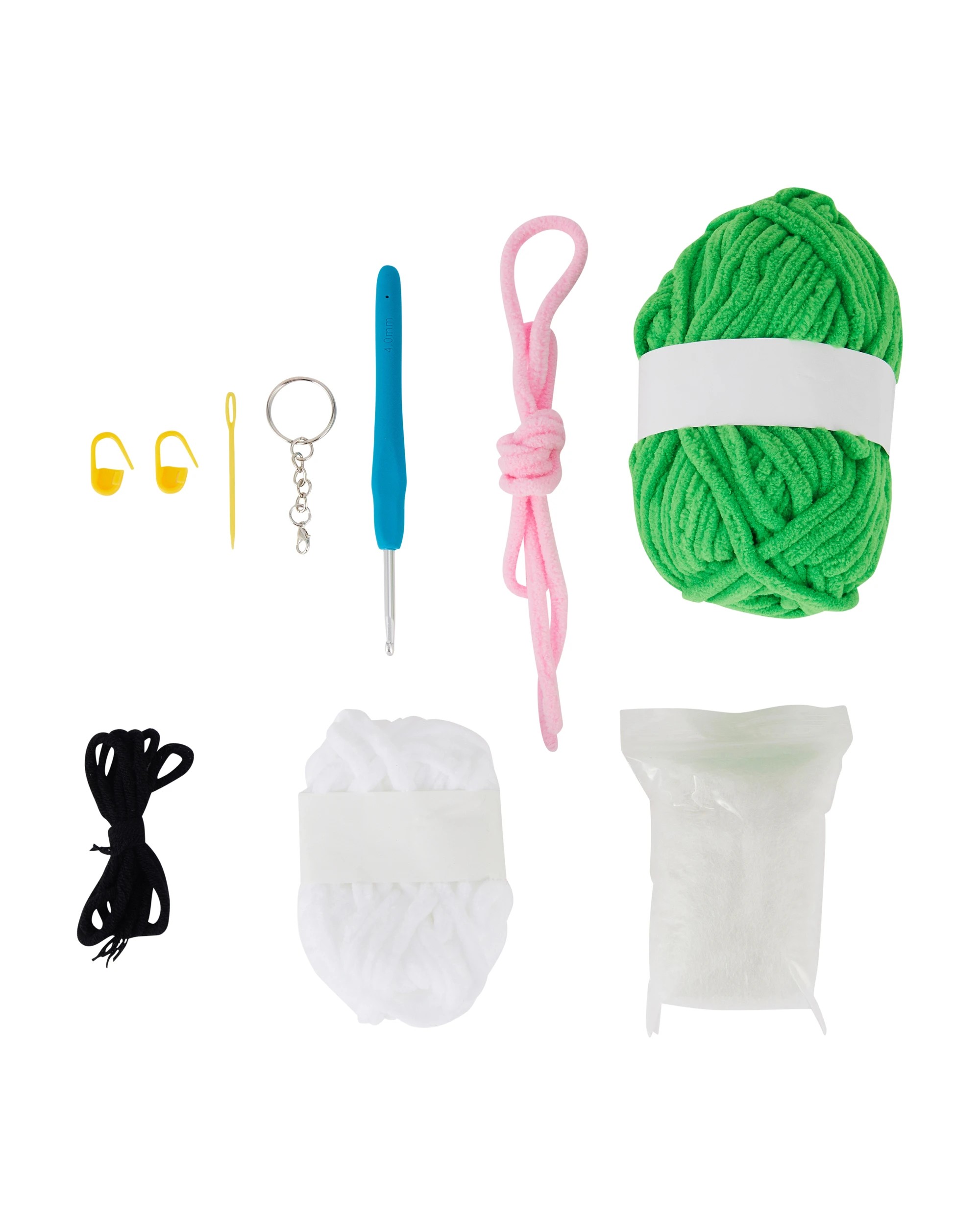 2 DIY Crochet Keyring Kit - Frog, 2 of 3