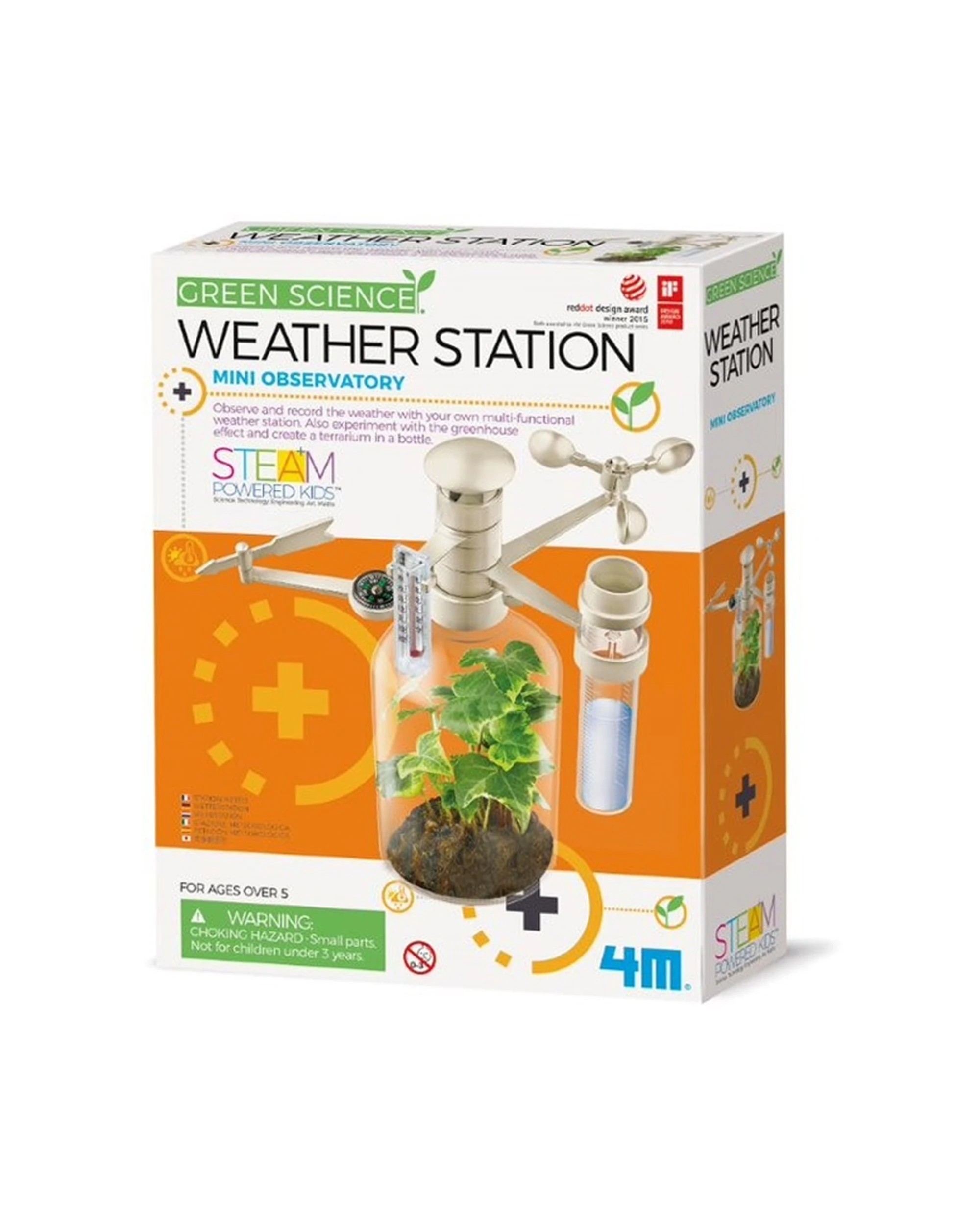 1 4M Science Weather Station Educational Kids Fun Activity Toy, 1 of 3