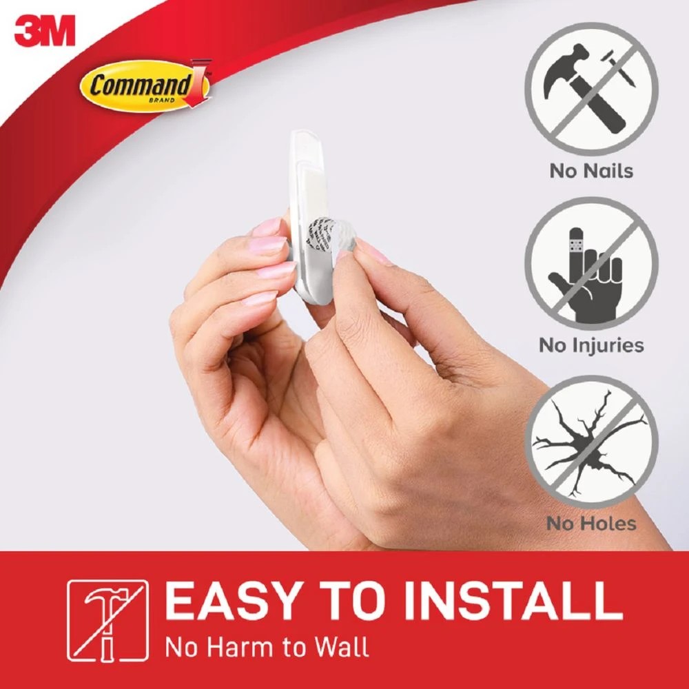 6 3M Command Small Hooks 2 Pack, 6 of 8