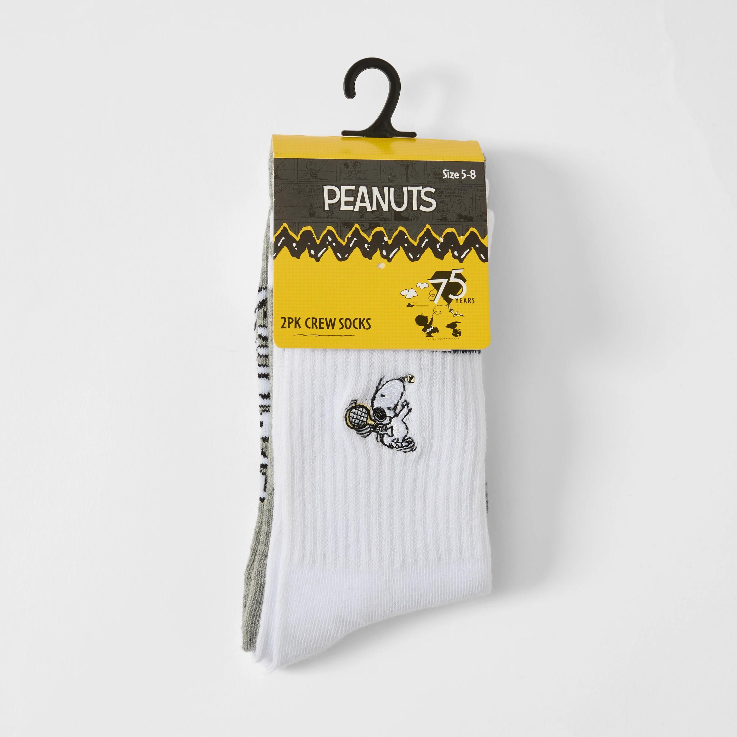 3 2 Pack Snoopy License Crew Socks PEANUTS, 3 of 3