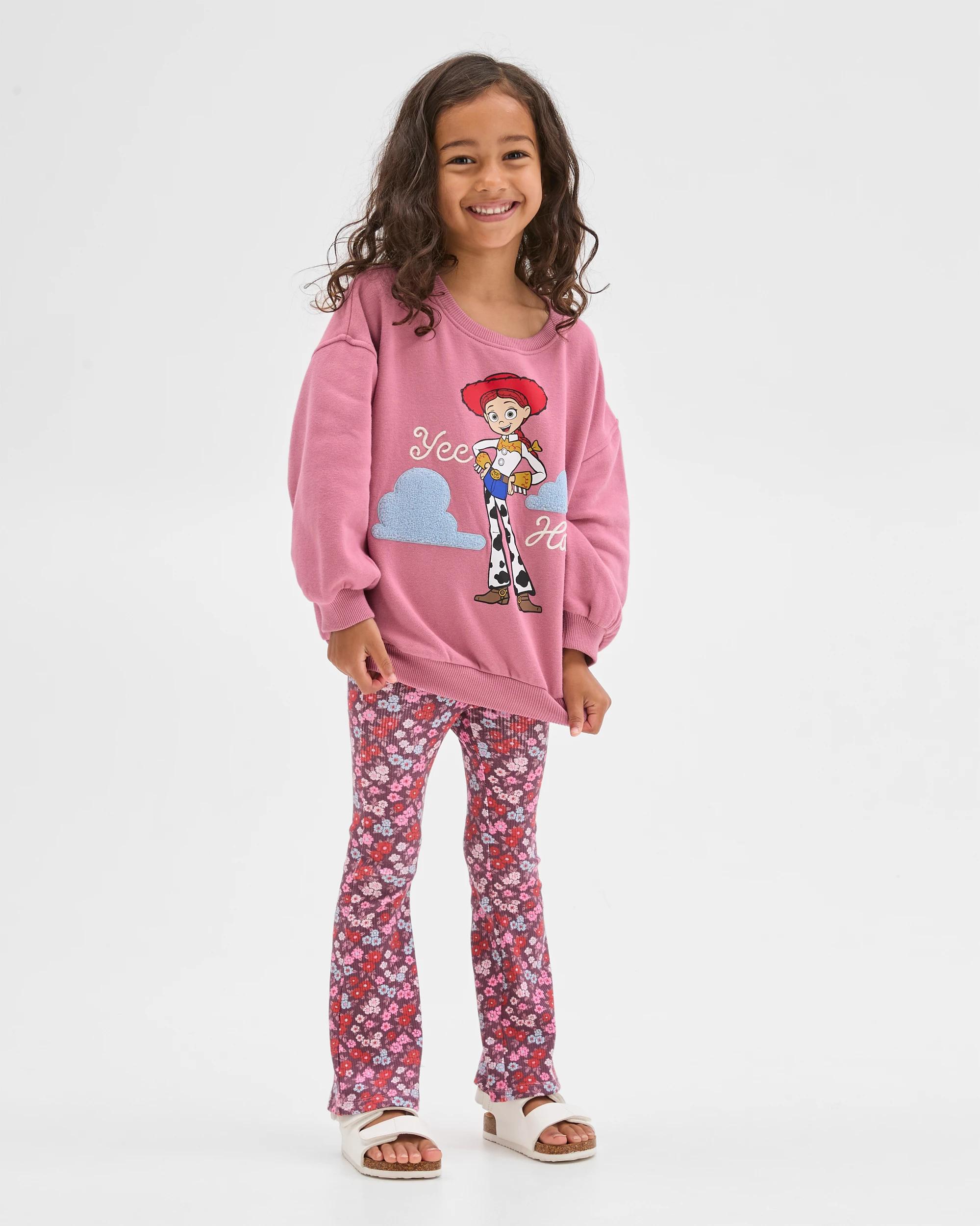 1 Disney Toy Story Australian Cotton Blend Fleece Top and Leggings Set PINK, 1 of 7