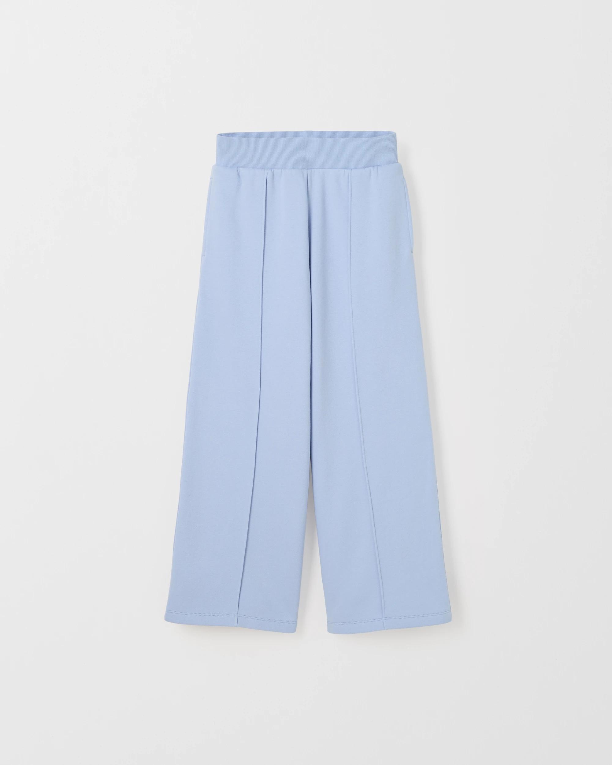 1 Target Kids Australian Cotton Blend Core Wide Leg Trackpants BLUE, 1 of 1