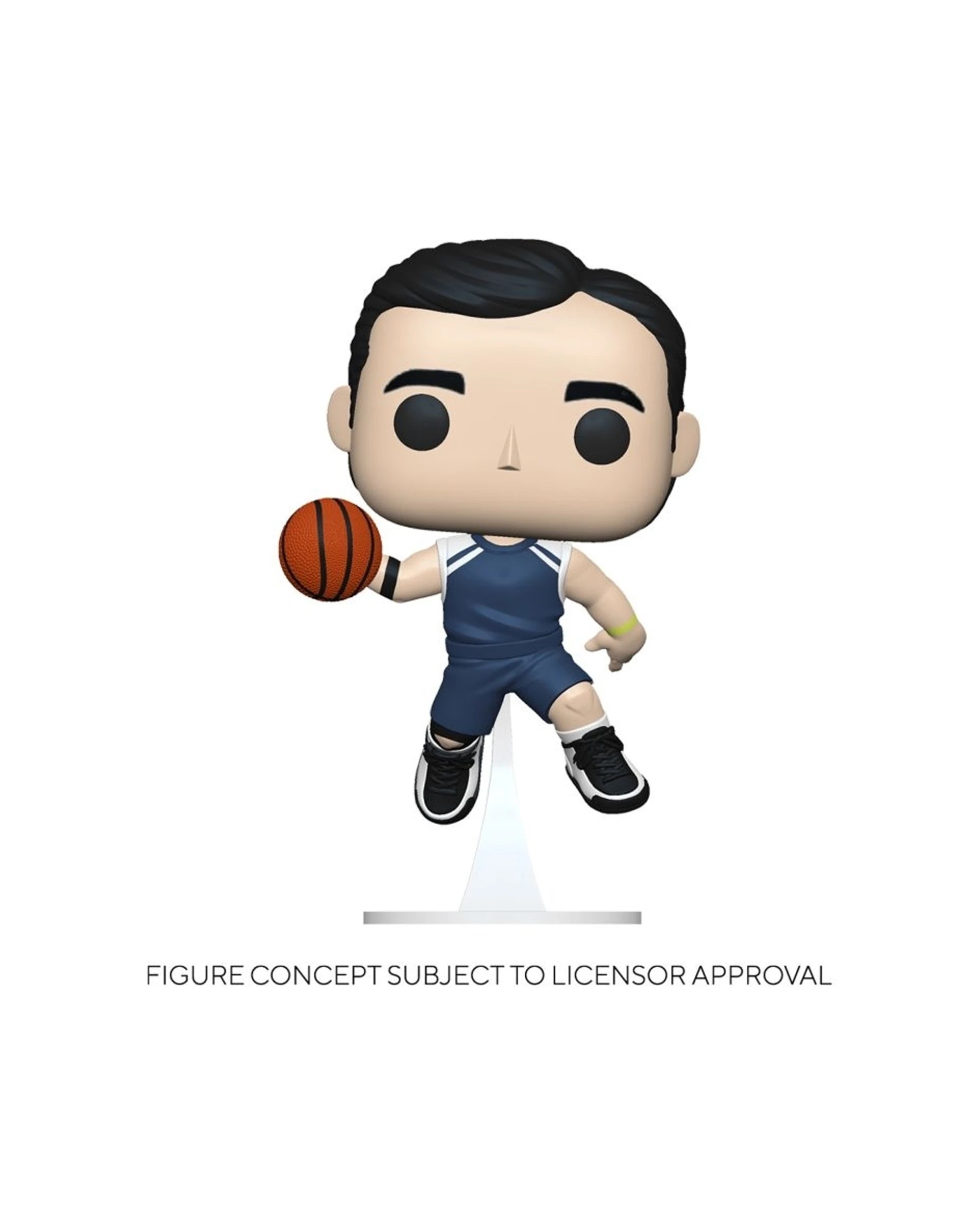3 Pop Vinyl Figurine The Office - Basketball Michael Vinyl Collectible 10cm - Blue, 3 of 3