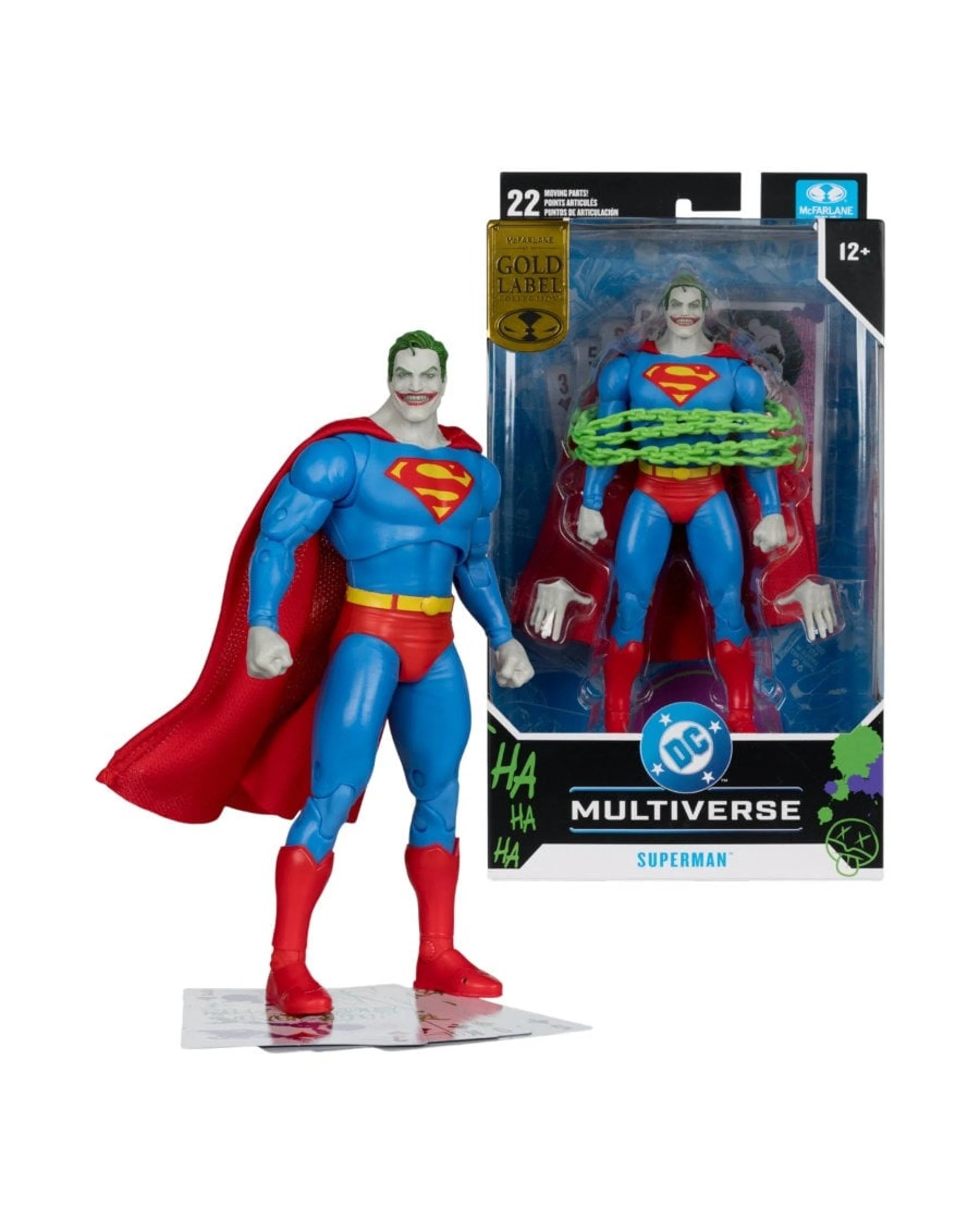 1 DC Multiverse Gold Label Superman #9 Superman - Jokerized -  7 inch Action Figure, 1 of 9