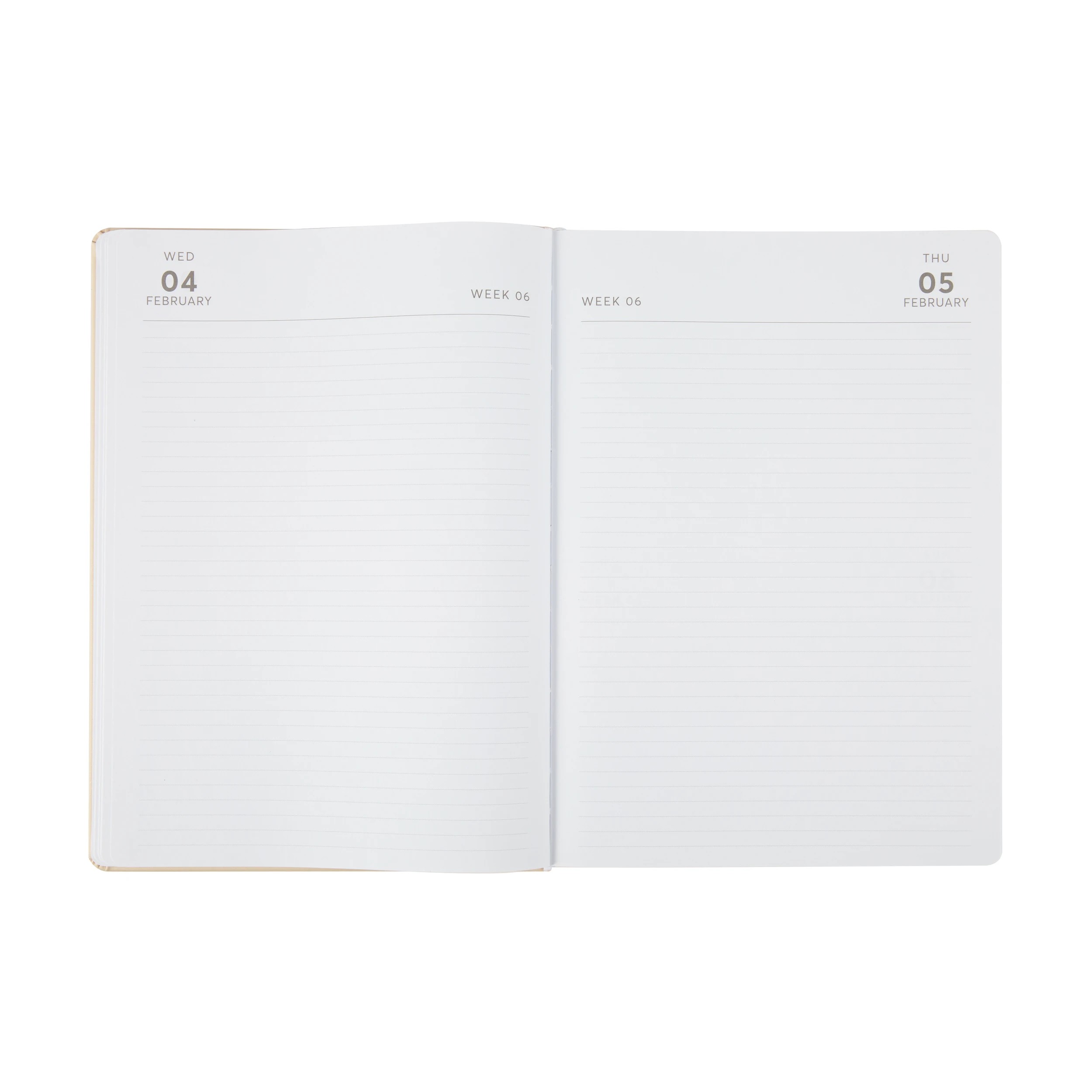 2 2026 Daily Diary - Beige, 2 of 8