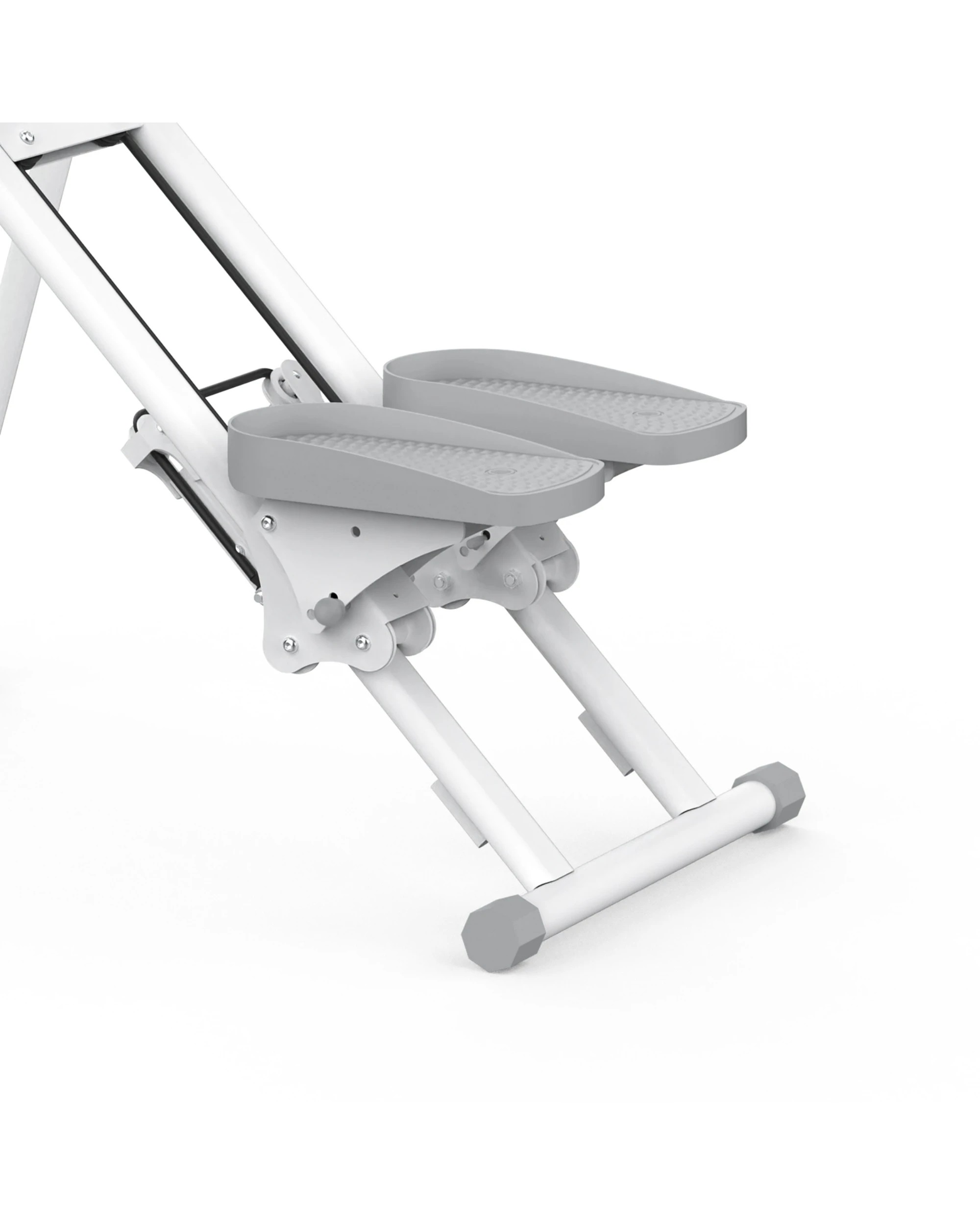 6 Advwin Adjustable Stair Stepper w/Twisting Waist Disc White, 6 of 7
