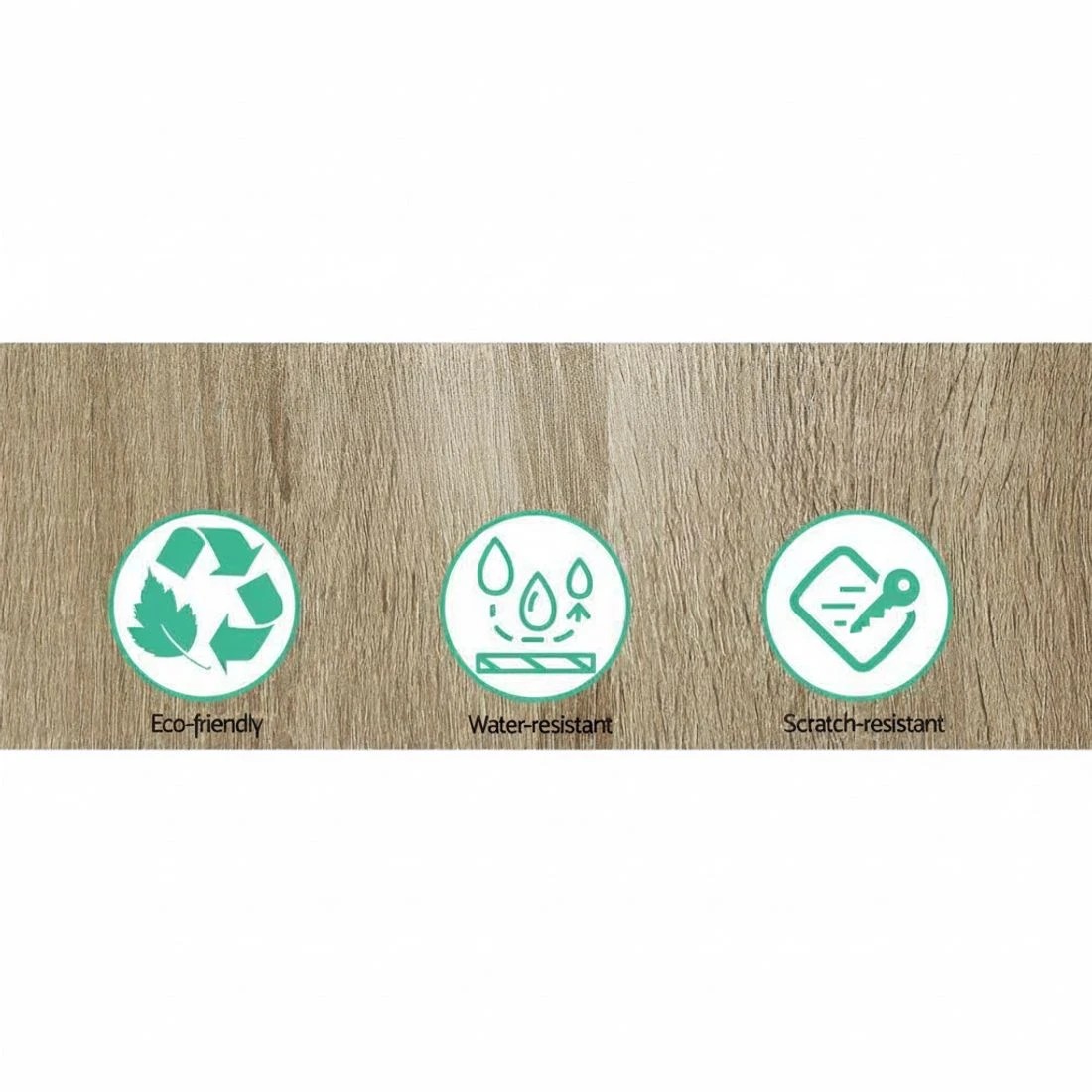 3 Artiss Dining Bench Upholstery Seat Stool Chair Cushion Furniture Oak - Multi, 3 of 6