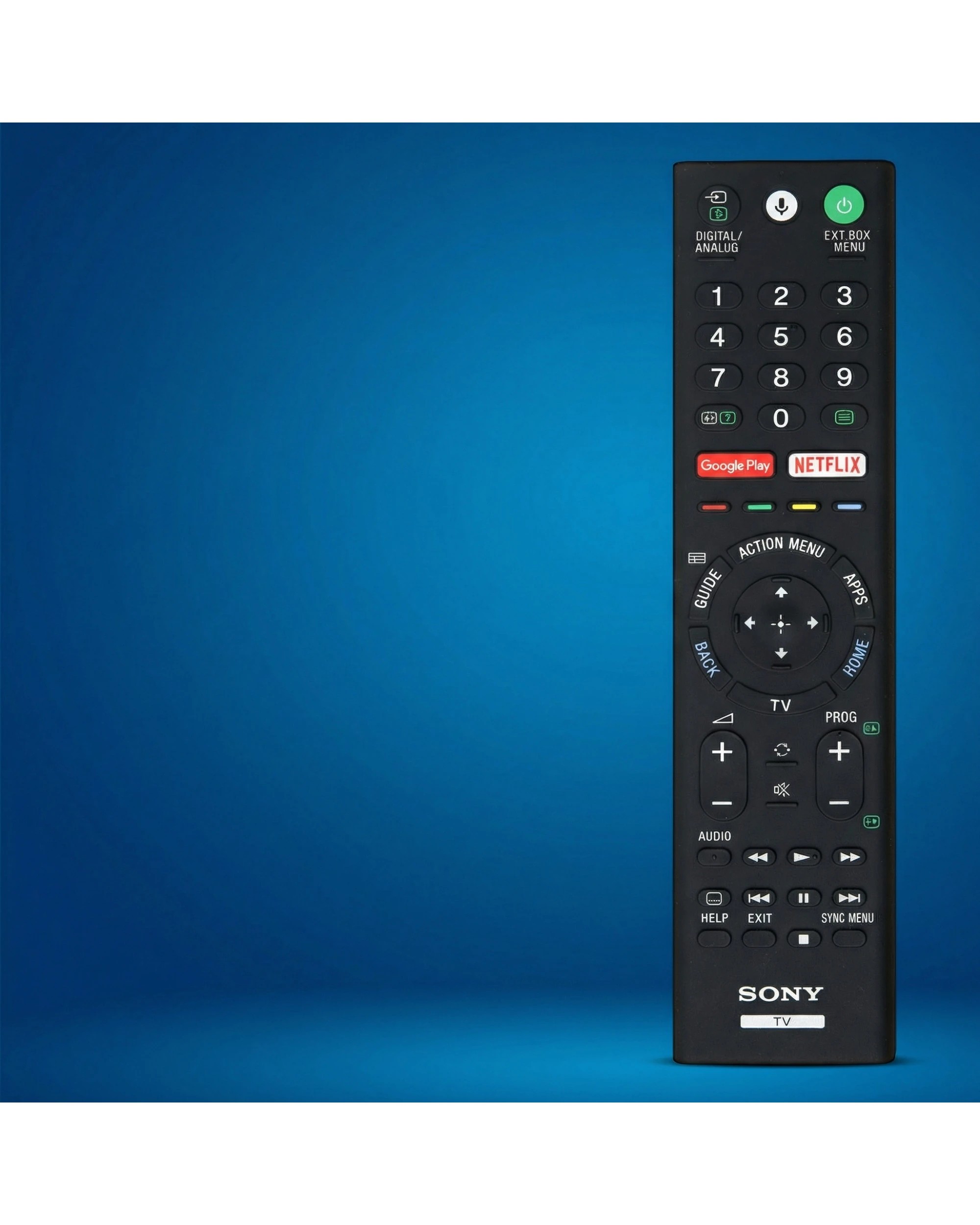 5 Sony Genuine TV Remote Control - RMF-TX220P - Black, 5 of 5