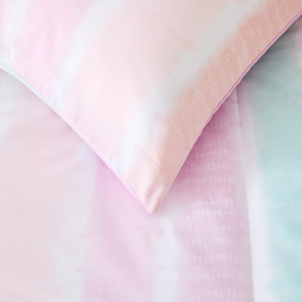 4 Ombre Cotton Rich Reversible Comforter Set - Double Bed, 4 of 7