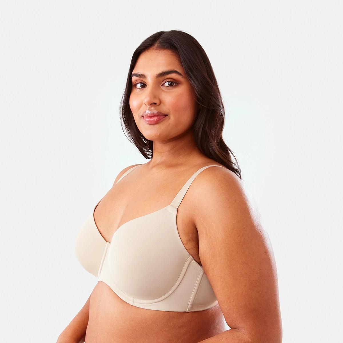 2 Full Figure T-shirt Bra BEIGE, 2 of 6