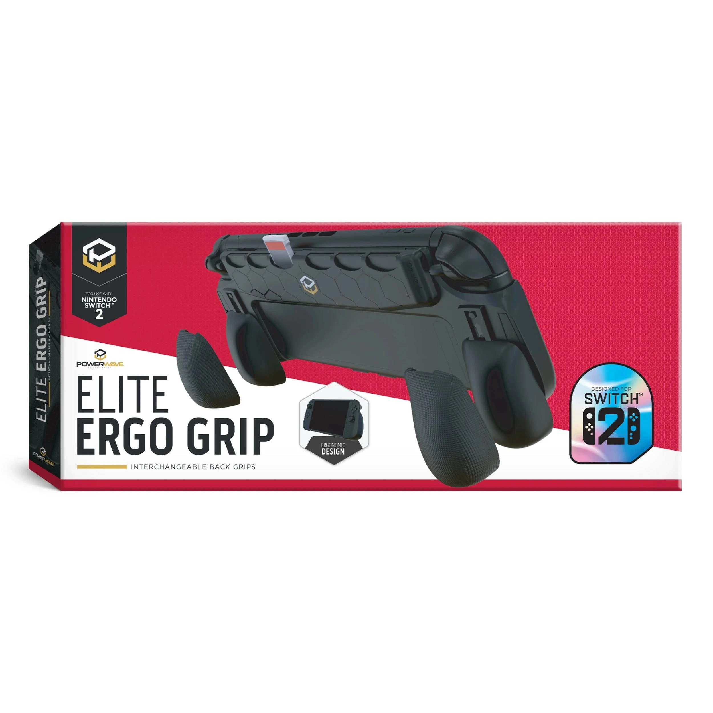 1 Powerwave Elite Ergo Grip - Nintendo Switch 2 - Black, 1 of 7