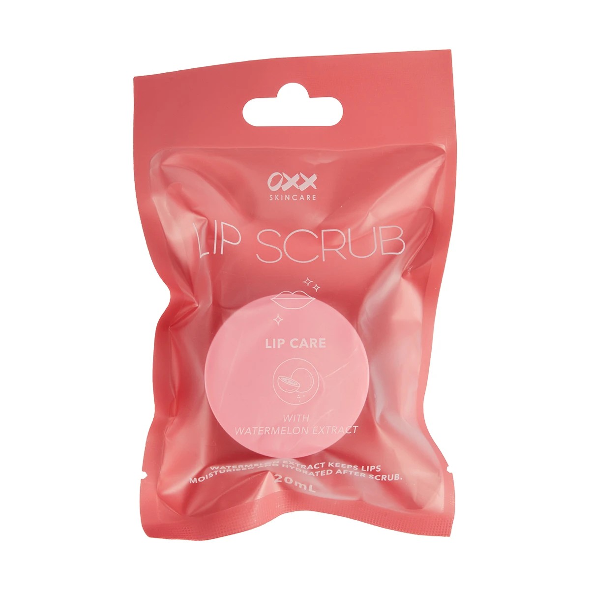 1 OXX Skincare Lip Scrub 20ml - Watermelon Extract, 1 of 5