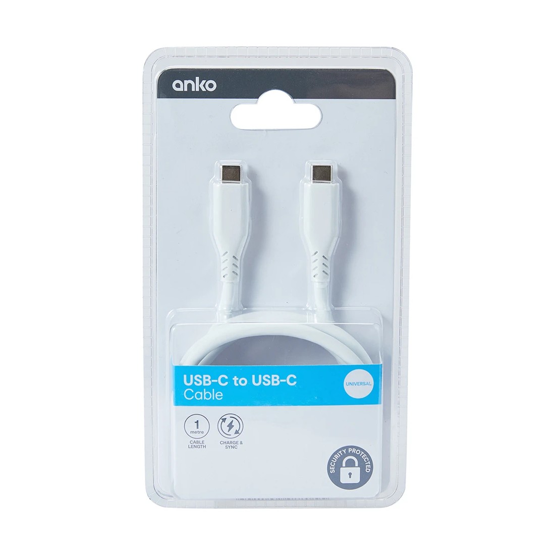 4 USB-C to USB-C Silicone Cable - 1m, White, 4 of 4