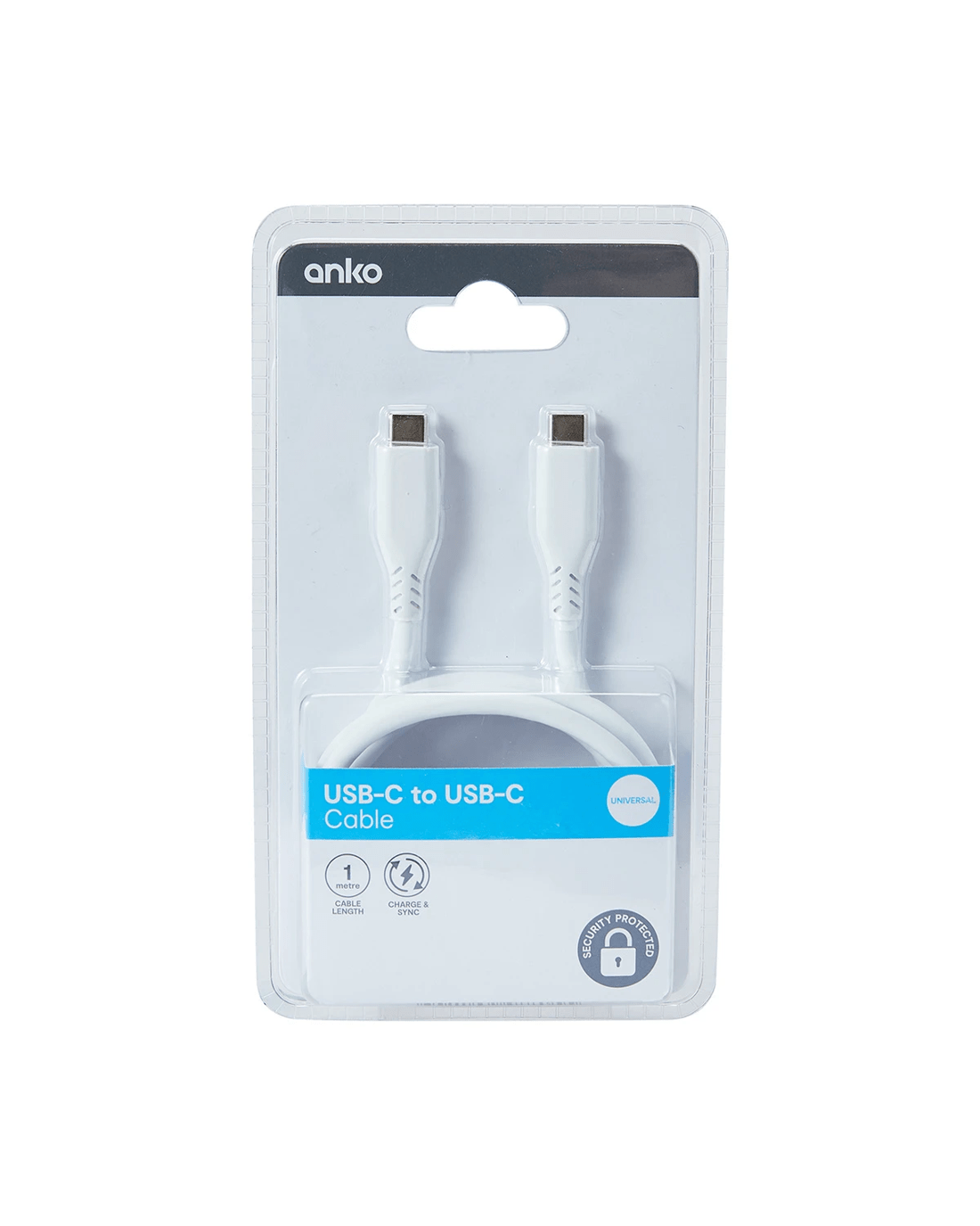 4 USB-C to USB-C Silicone Cable - 1m, White, 4 of 4