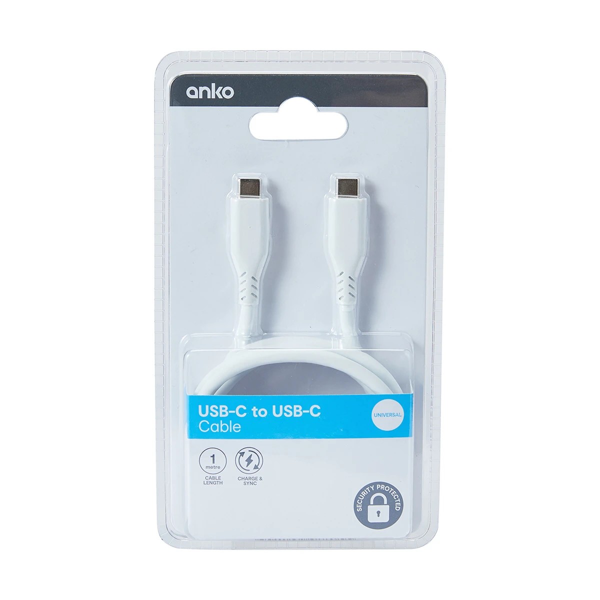 4 USB-C to USB-C Silicone Cable - 1m, White, 4 of 4