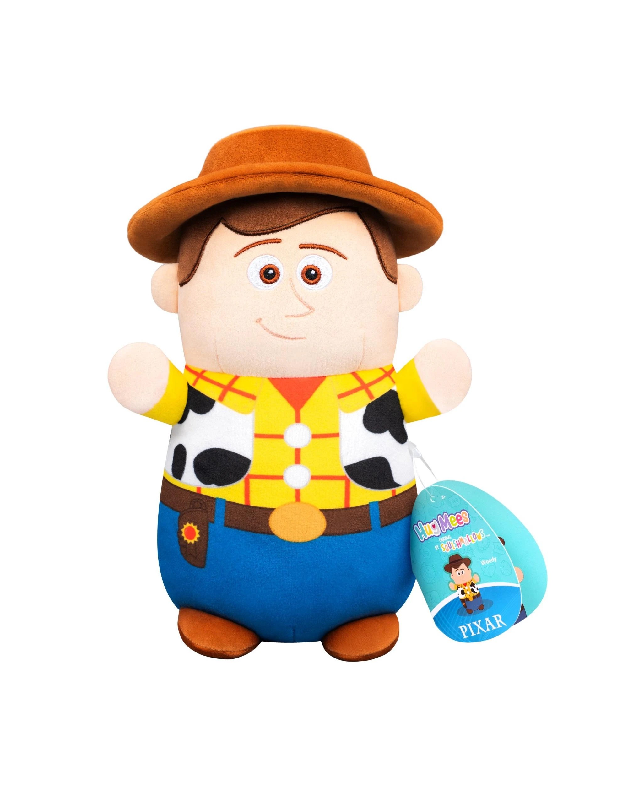1 Squishmallows HugMees Disney Pixar Toy Story Woody 10 inch Plush, 1 of 5