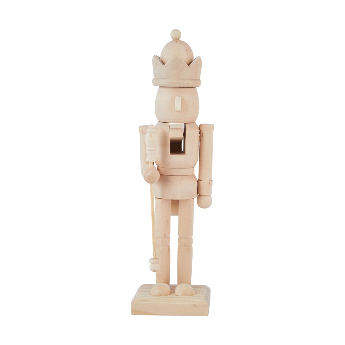 1 Craft Wood Blank Nutcracker, 1 of 5