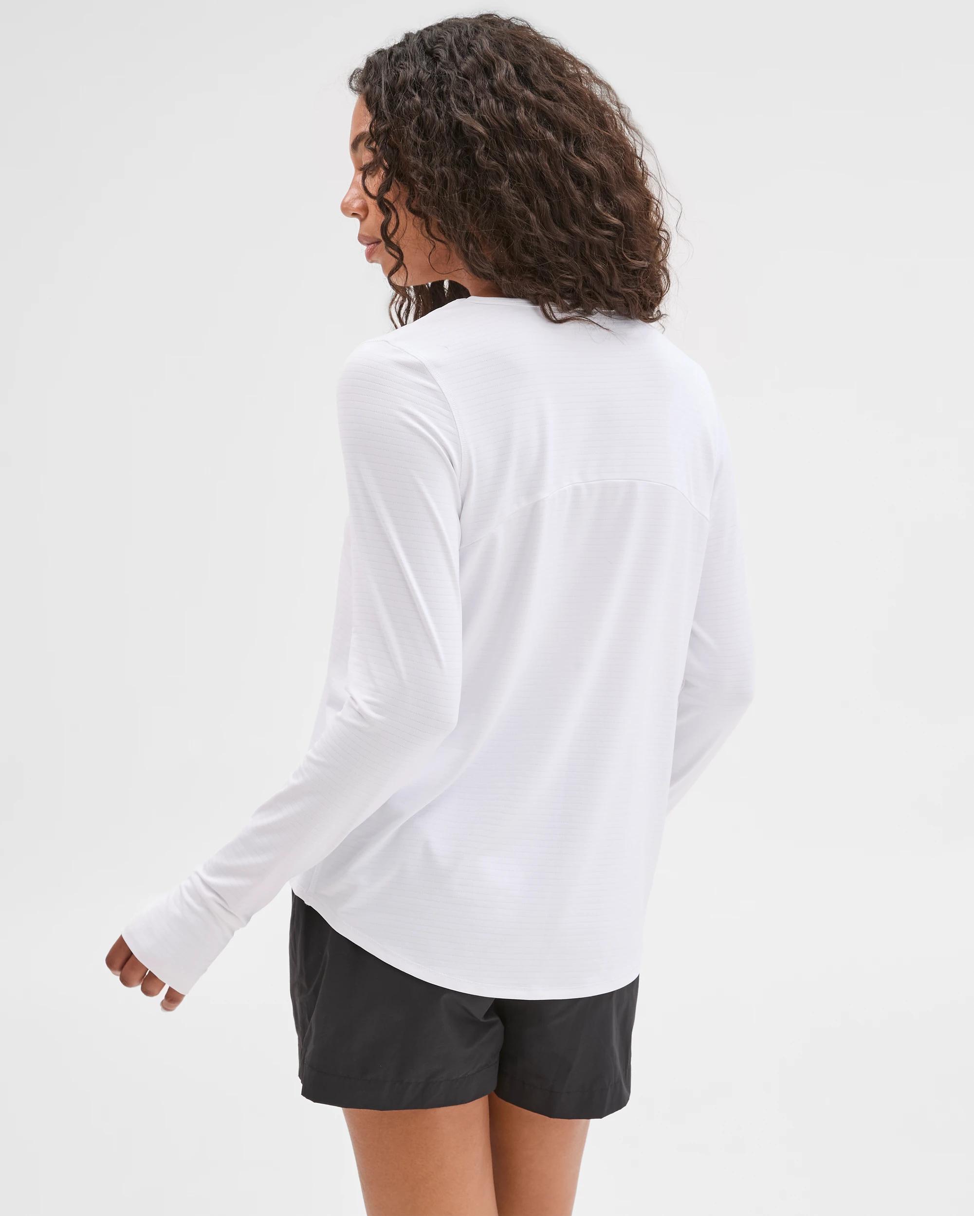 4 Target Active Active Long Sleeve Running T-Shirt WHITE, 4 of 5