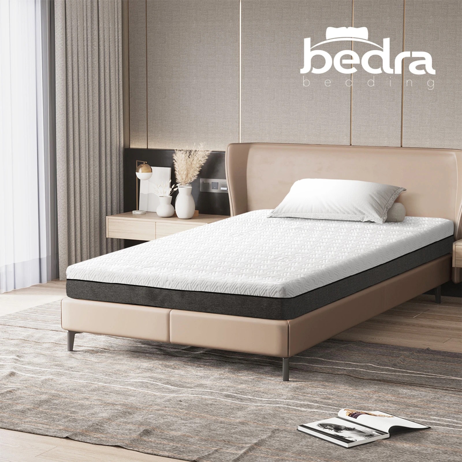 5 Bedra Bedding Mattress Cool Gel Memory Foam Bed Mattresses Double No Spring Anti Slip - Multi, 5 of 6