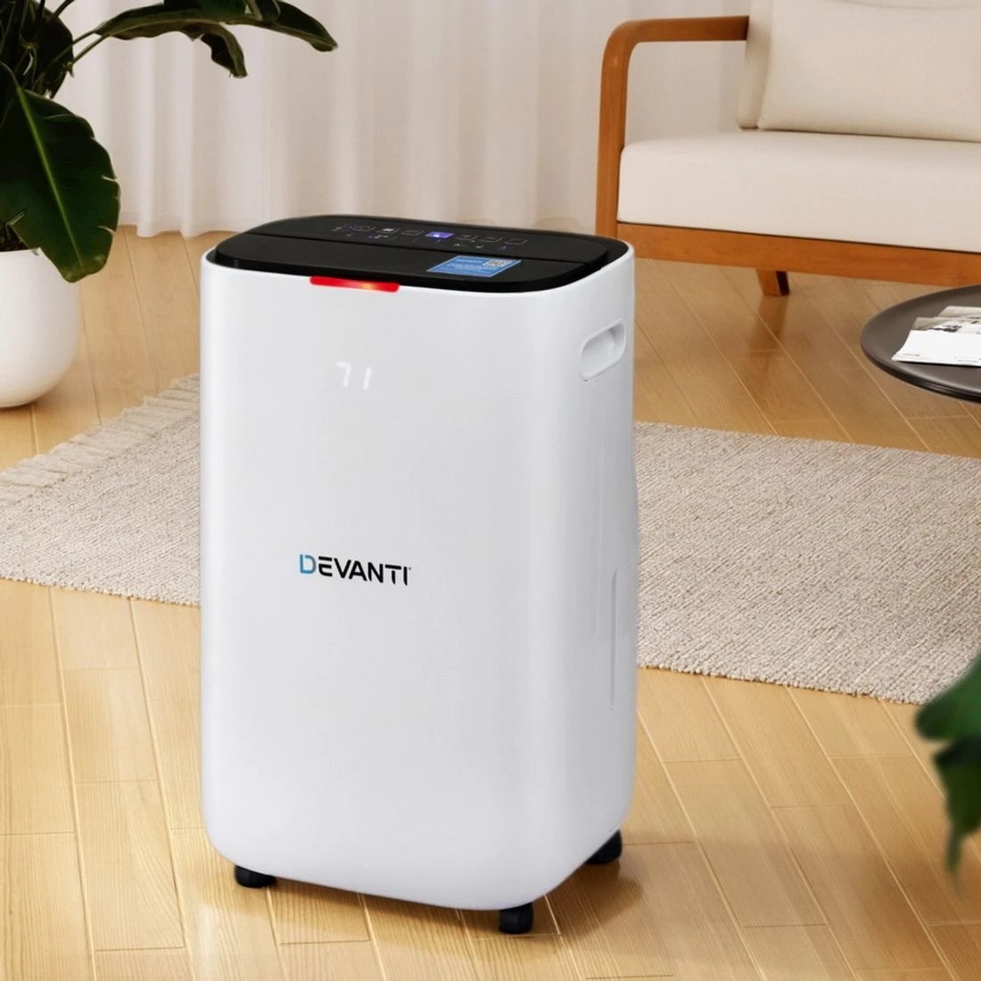 3 Devanti Dehumidifier 20L Air Purifier - White, 3 of 5
